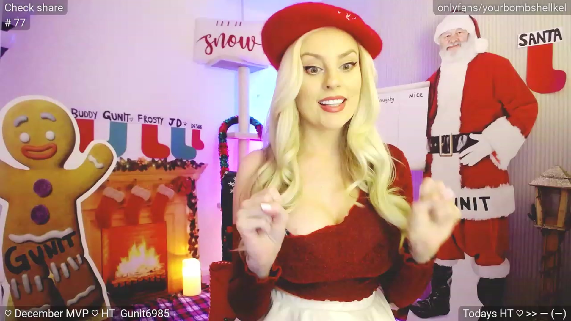 Gallery image thumbnail from JingleKells's myfreecams stream on, 12/03/2023, 21:46 image 7 of 20