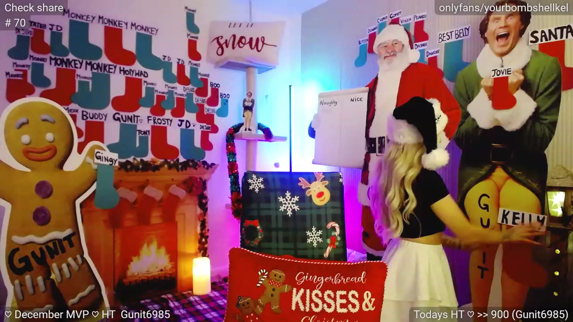 Gallery image thumbnail from JingleKells's myfreecams stream on, 12/10/2023, 24:05 image 6 of 20