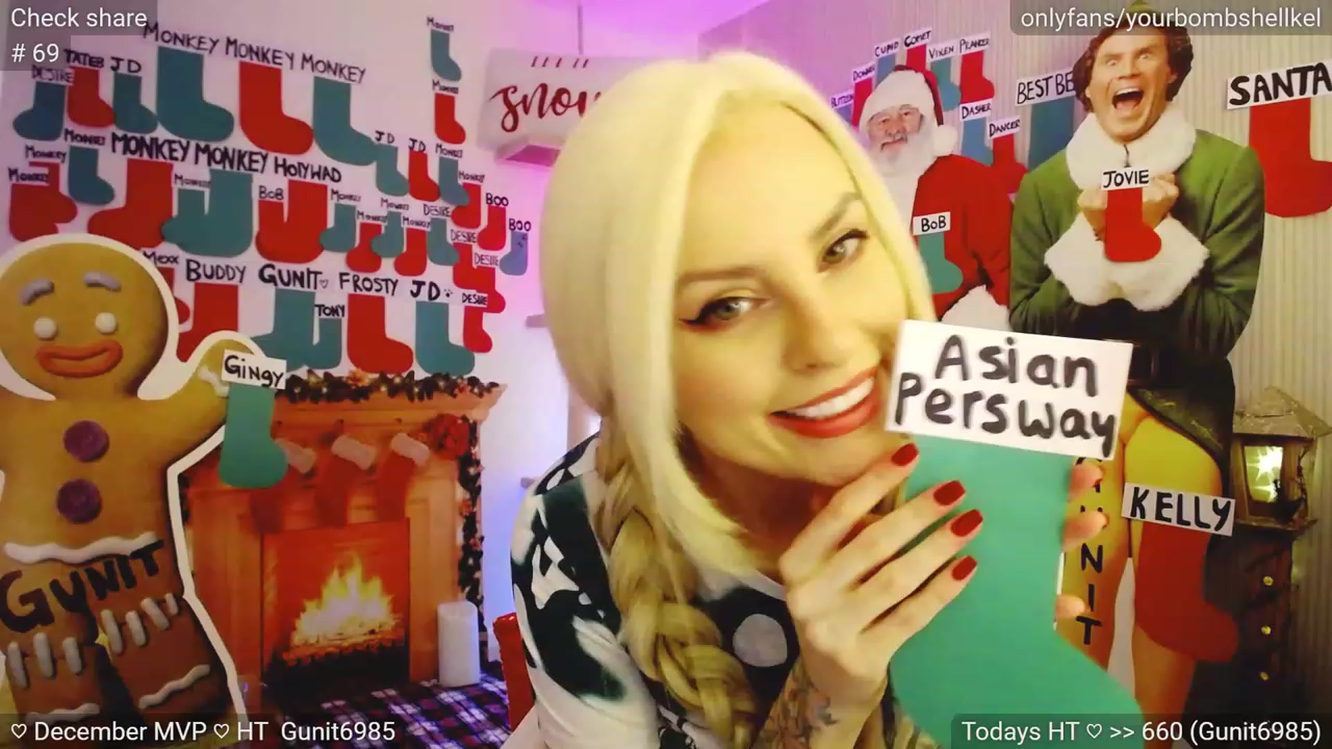 Gallery image thumbnail from JingleKells's myfreecams stream on, 12/15/2023, 24:10 image 12 of 20
