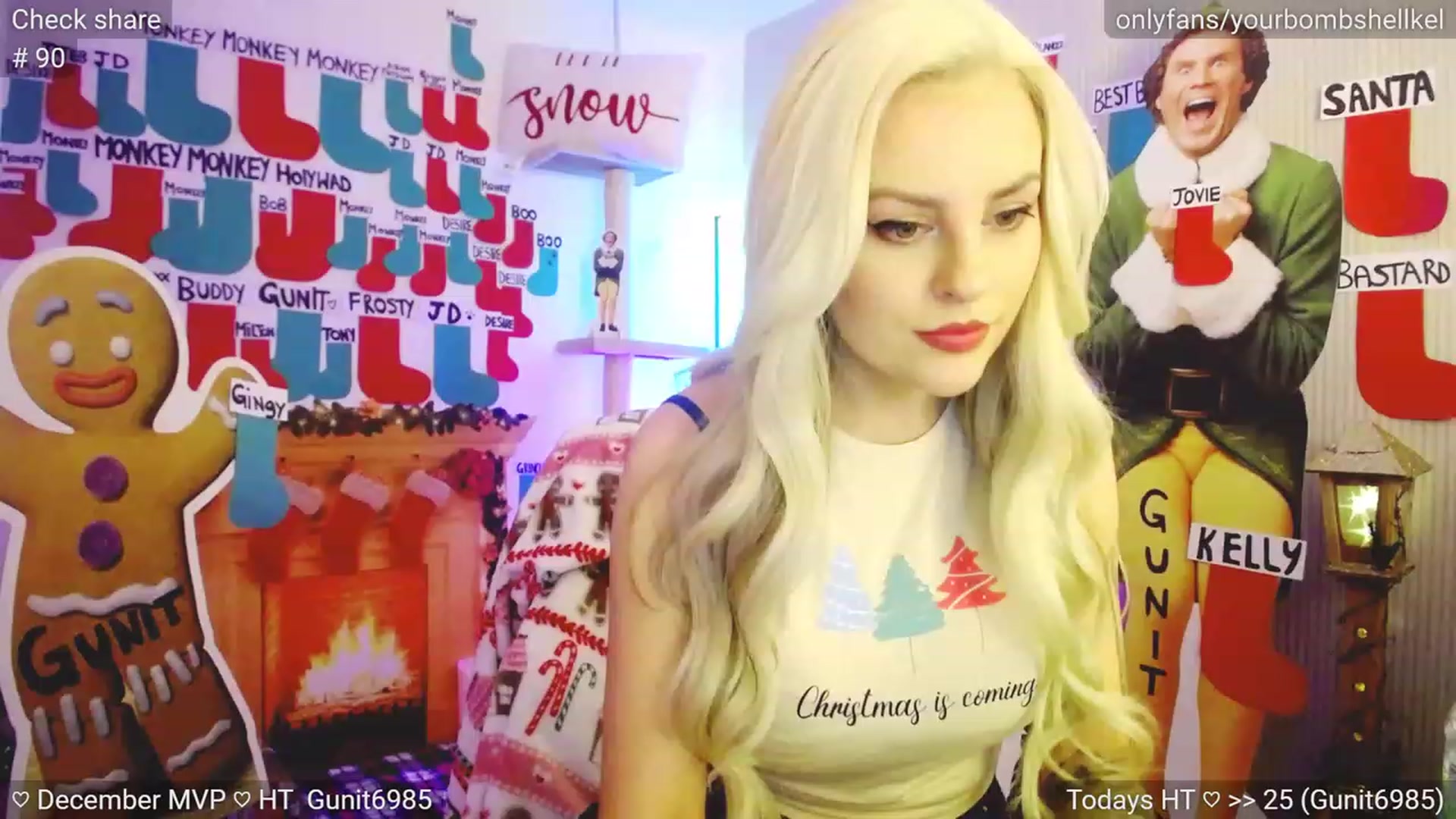 Gallery image thumbnail from JingleKells's myfreecams stream on, 12/19/2023, 23:07 image 9 of 20