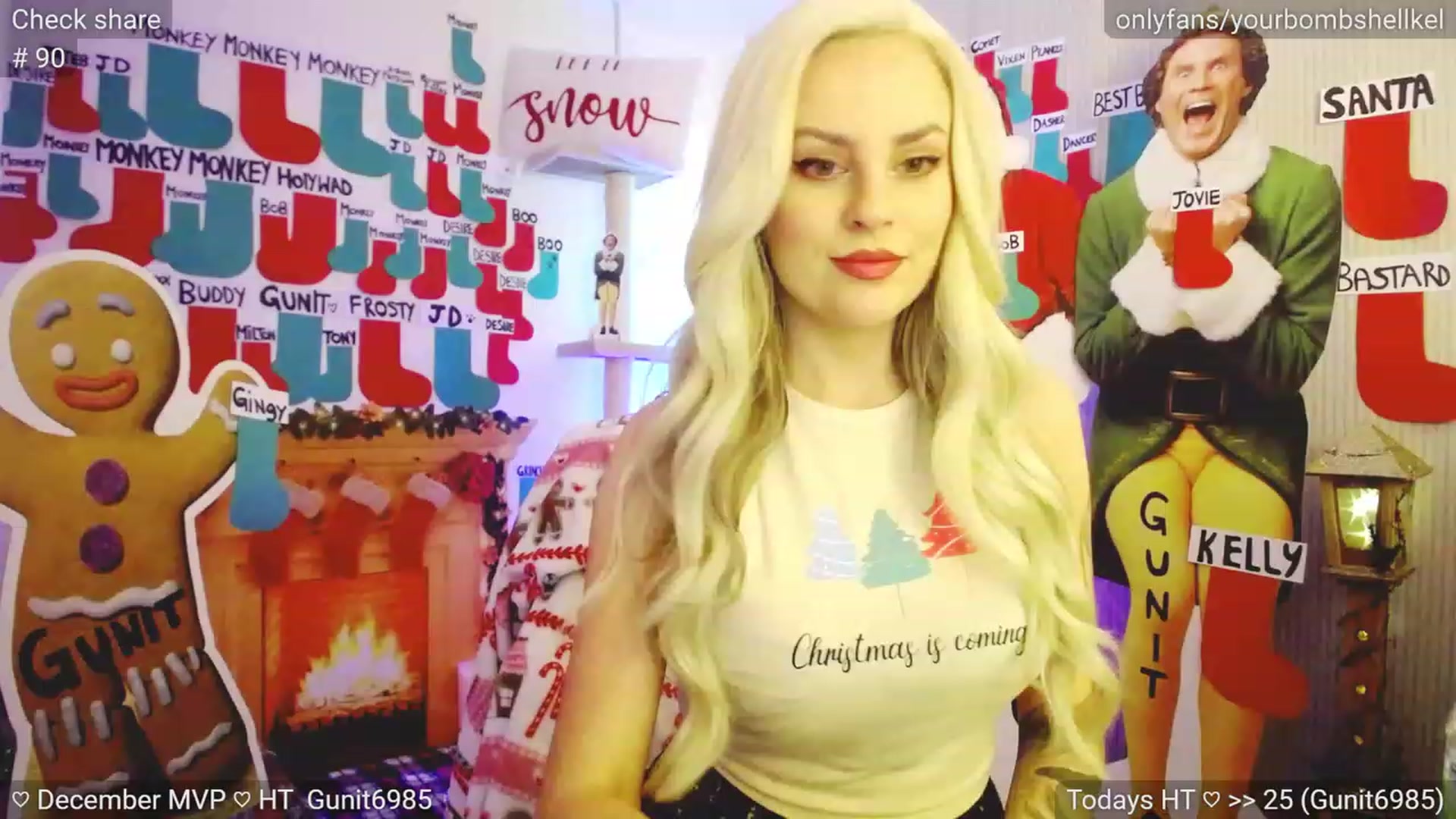 Gallery image thumbnail from JingleKells's myfreecams stream on, 12/19/2023, 23:07 image 10 of 20