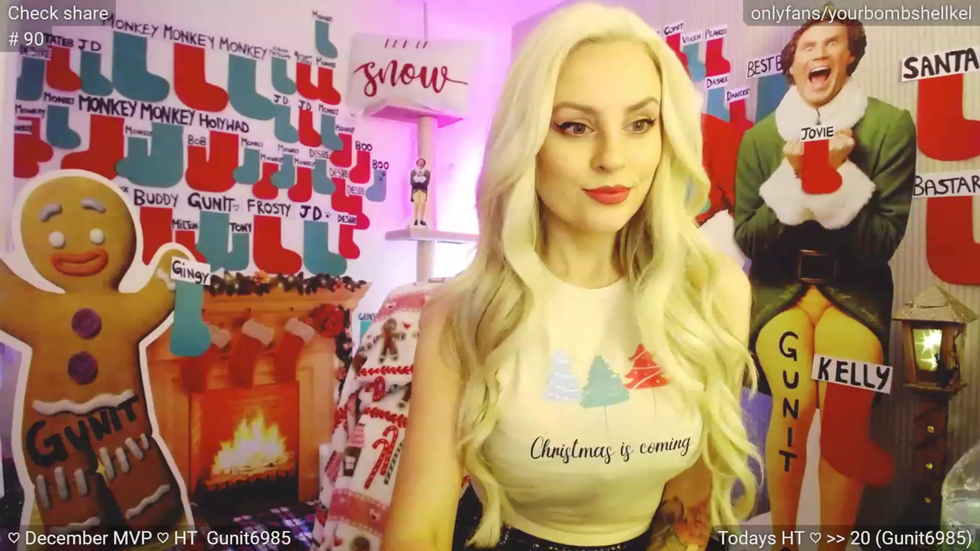 Gallery image thumbnail from JingleKells's myfreecams stream on, 12/19/2023, 23:07 image 3 of 20