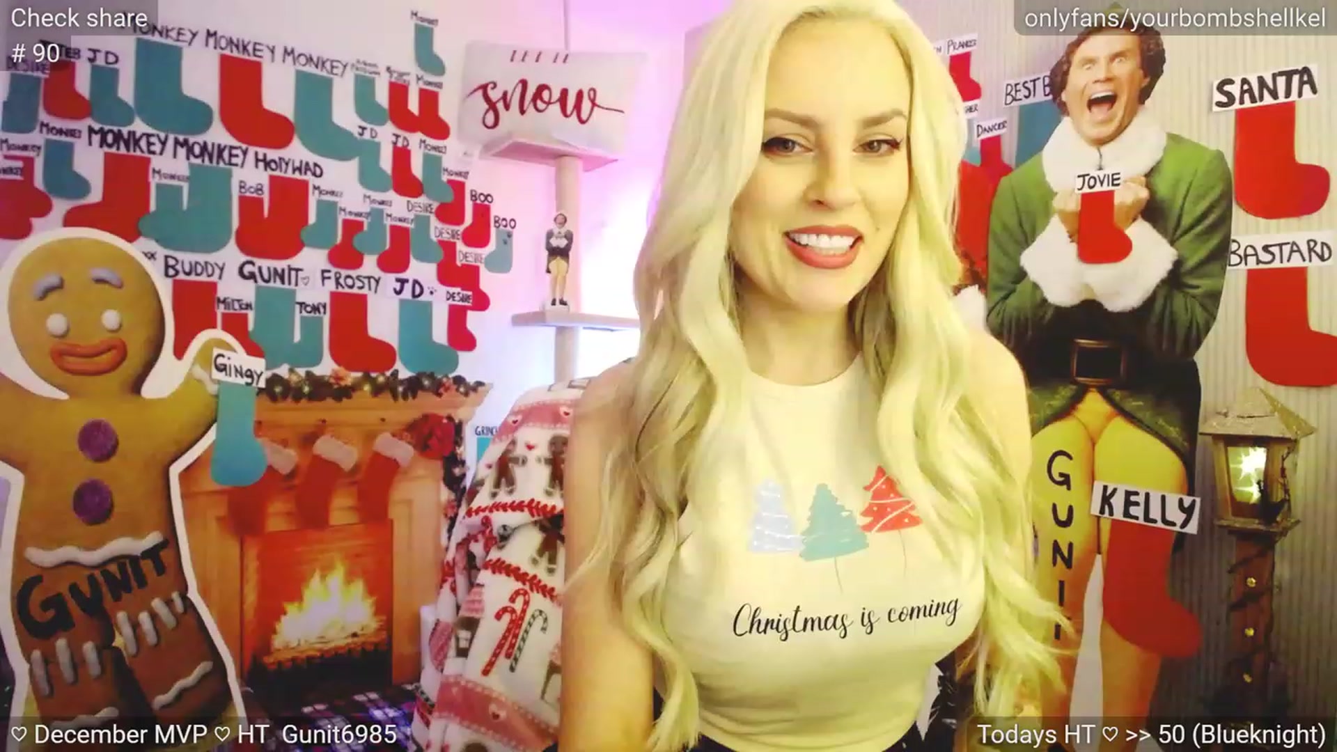 Gallery image thumbnail from JingleKells's myfreecams stream on, 12/19/2023, 23:07 image 14 of 20