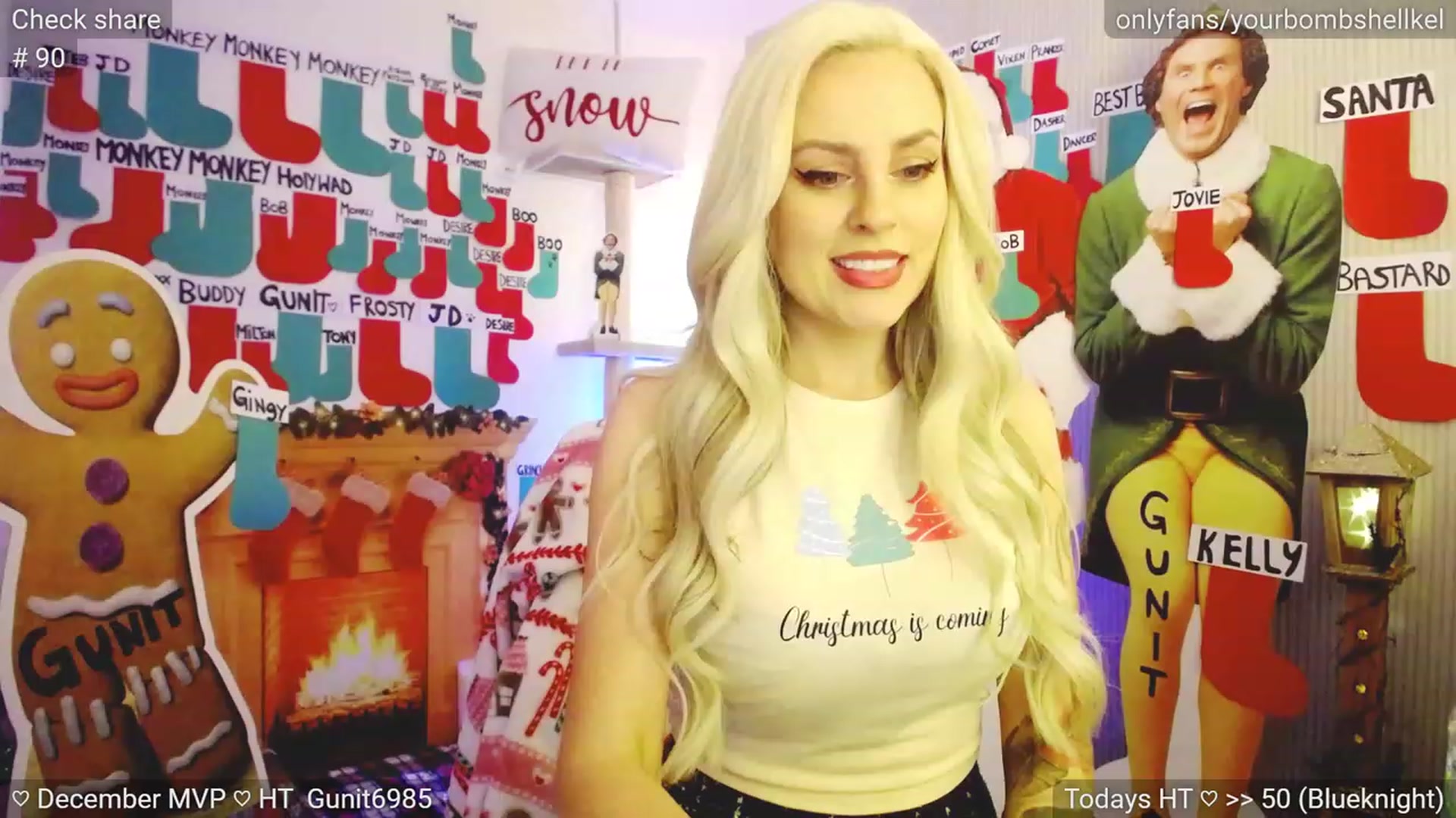 Gallery image thumbnail from JingleKells's myfreecams stream on, 12/19/2023, 23:07 image 12 of 20