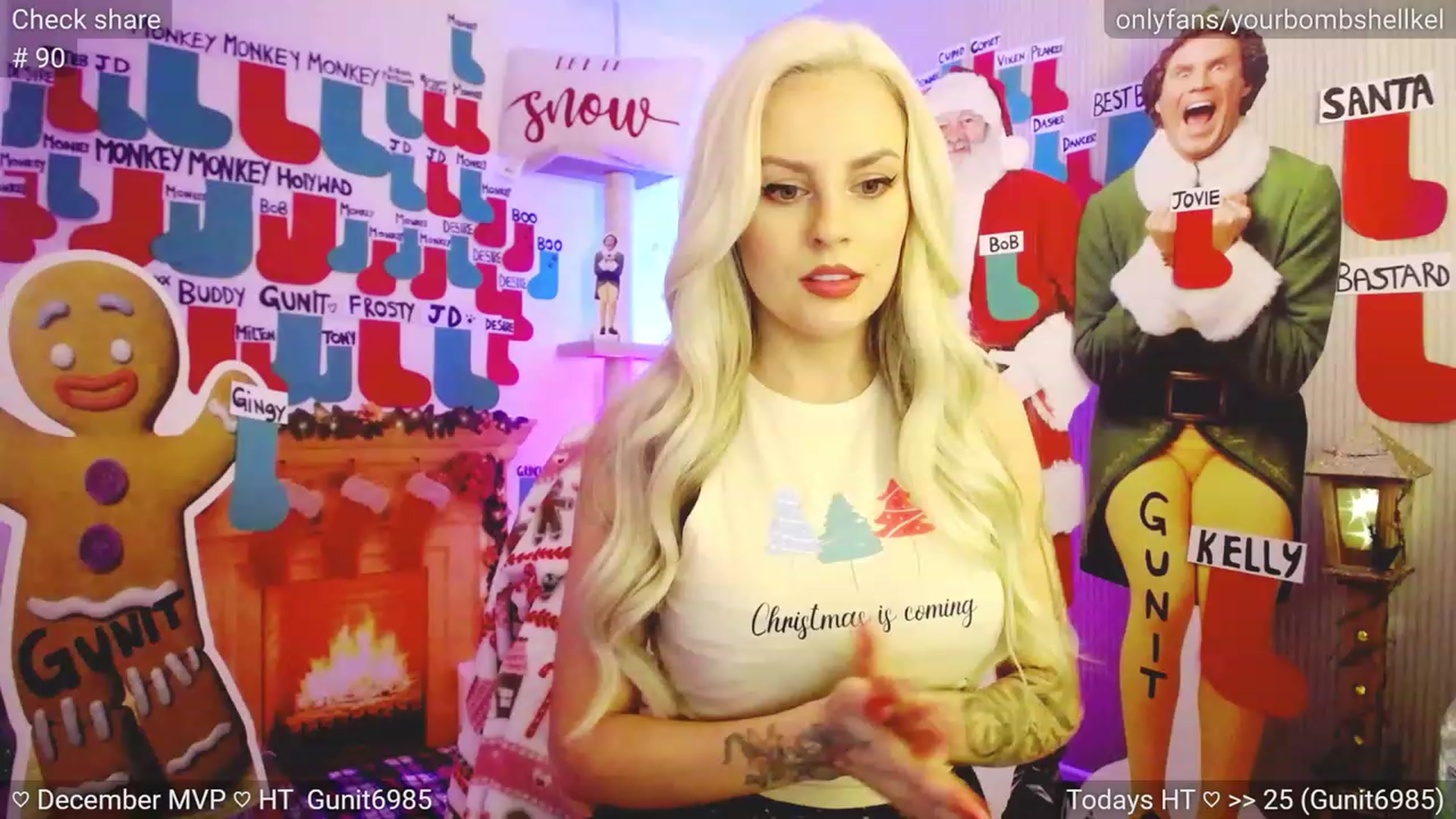 Gallery image thumbnail from JingleKells's myfreecams stream on, 12/19/2023, 23:07 image 7 of 20