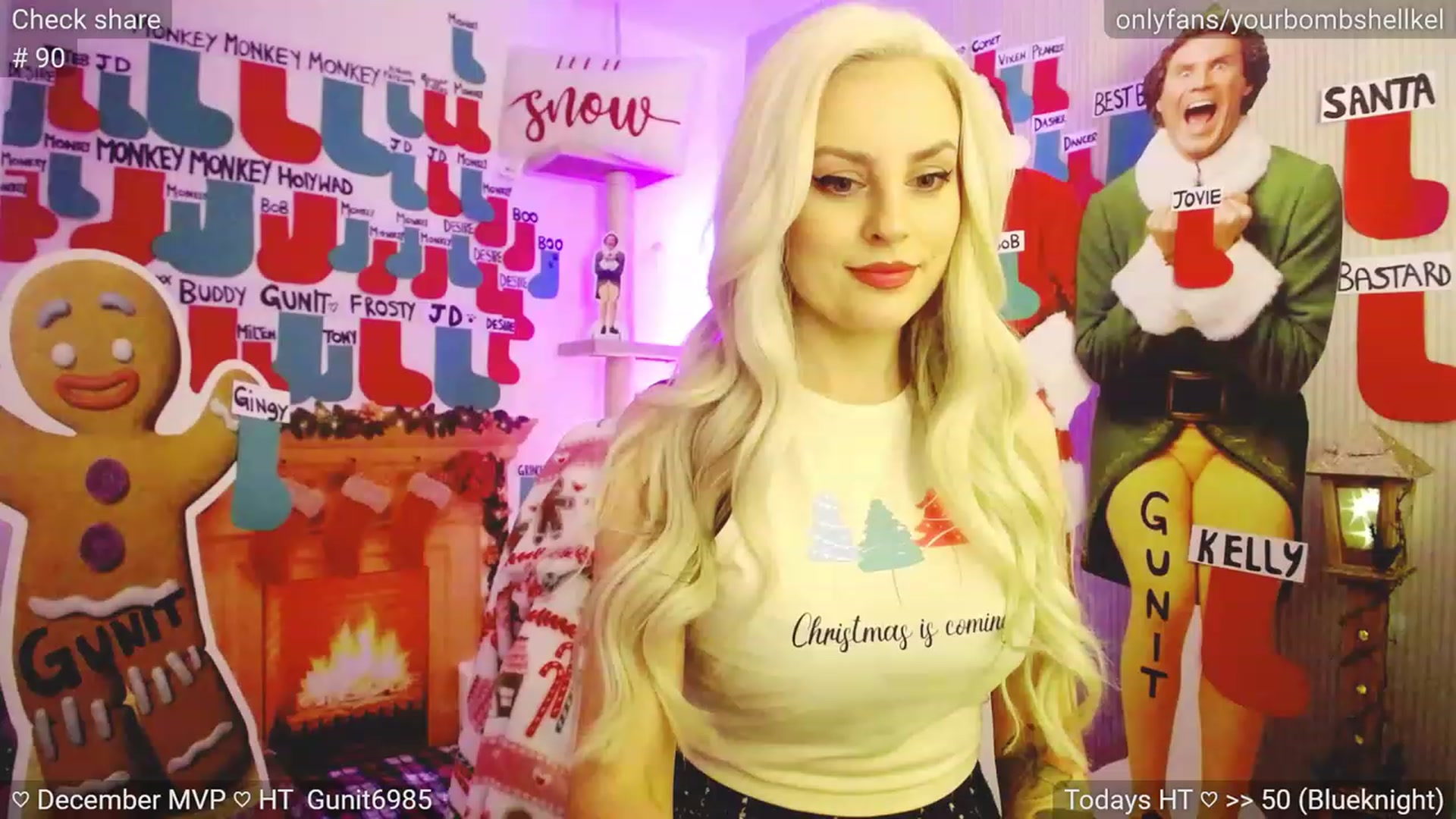 Gallery image thumbnail from JingleKells's myfreecams stream on, 12/19/2023, 23:07 image 18 of 20