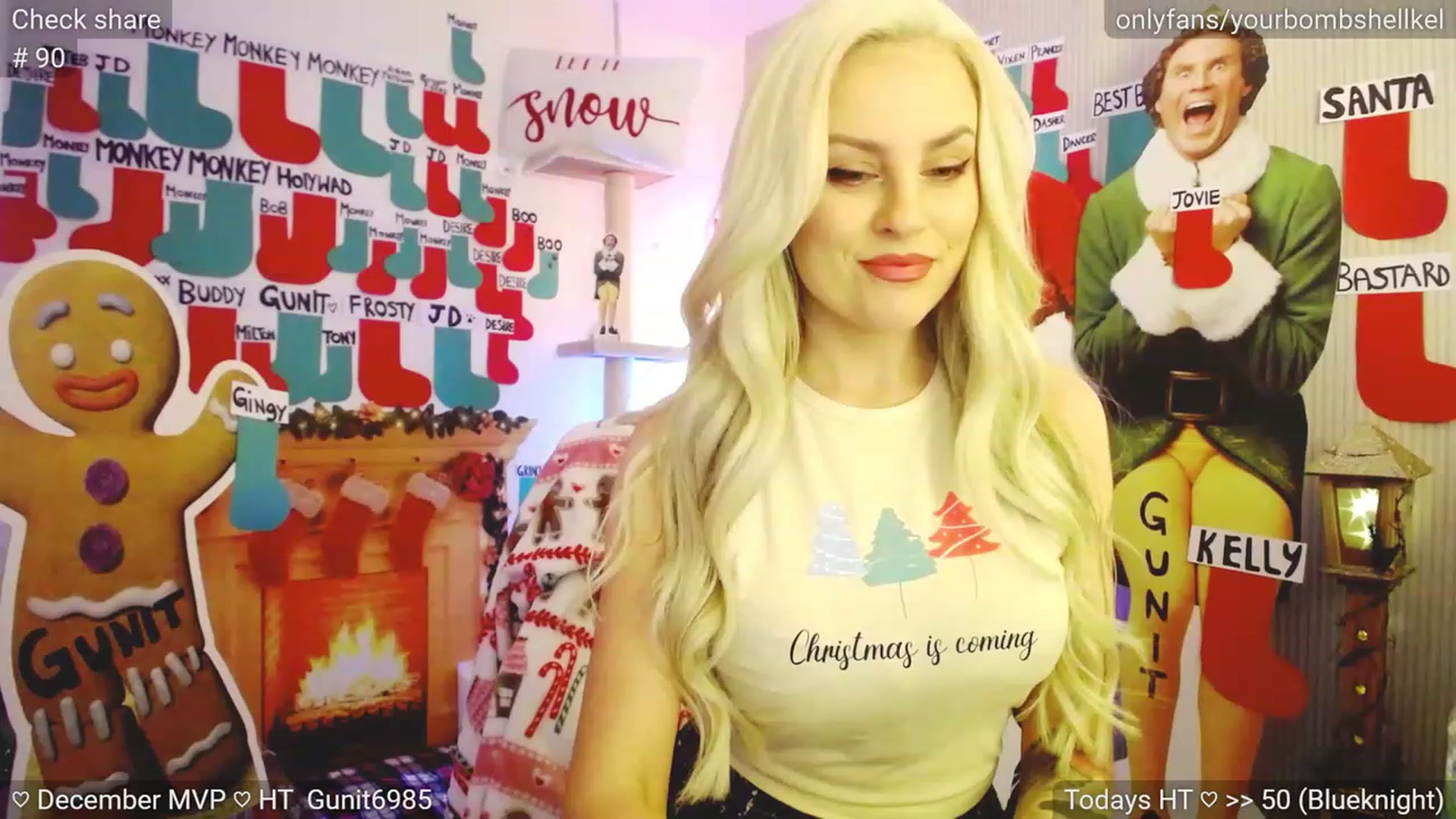 Gallery image thumbnail from JingleKells's myfreecams stream on, 12/19/2023, 23:07 image 13 of 20