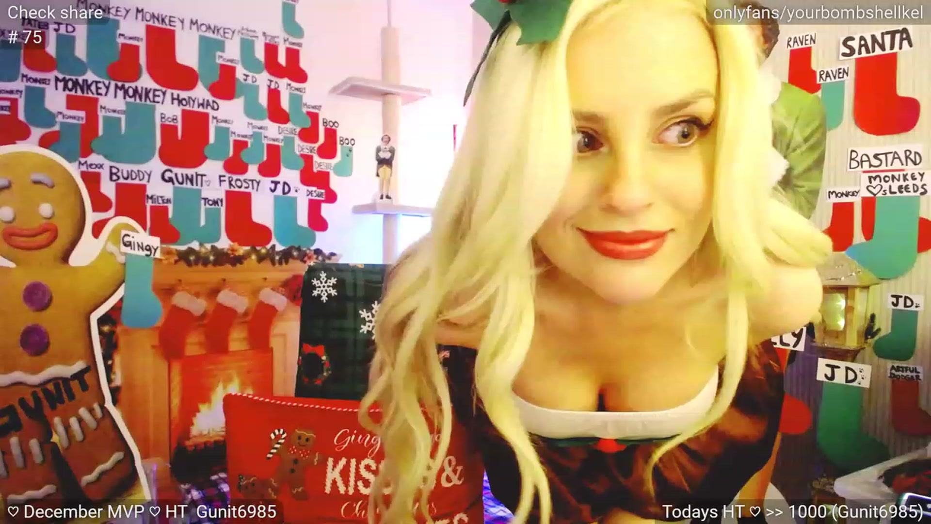 Gallery image thumbnail from JingleKells's myfreecams stream on, 12/24/2023, 06:05 image 1 of 20
