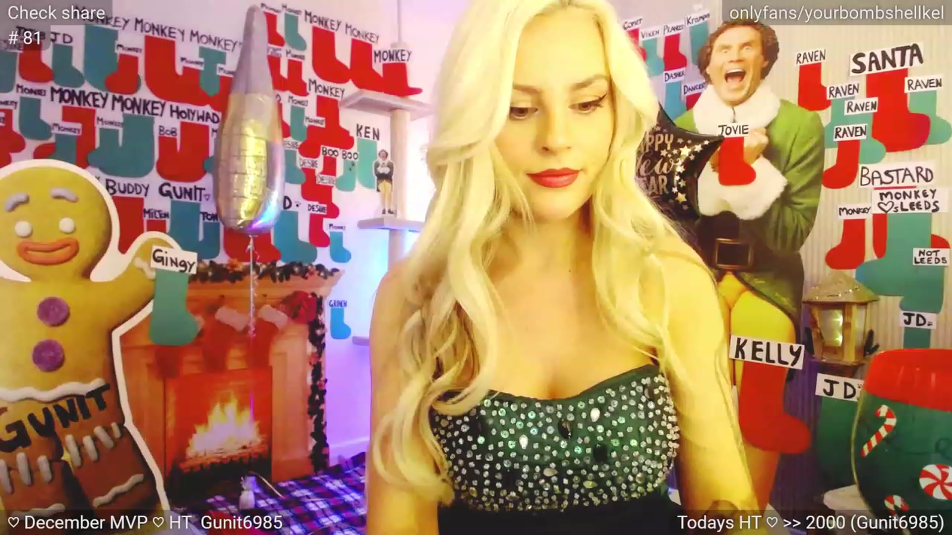 Gallery image thumbnail from JingleKells's myfreecams stream on, 01/01/2024, 03:59 image 11 of 20