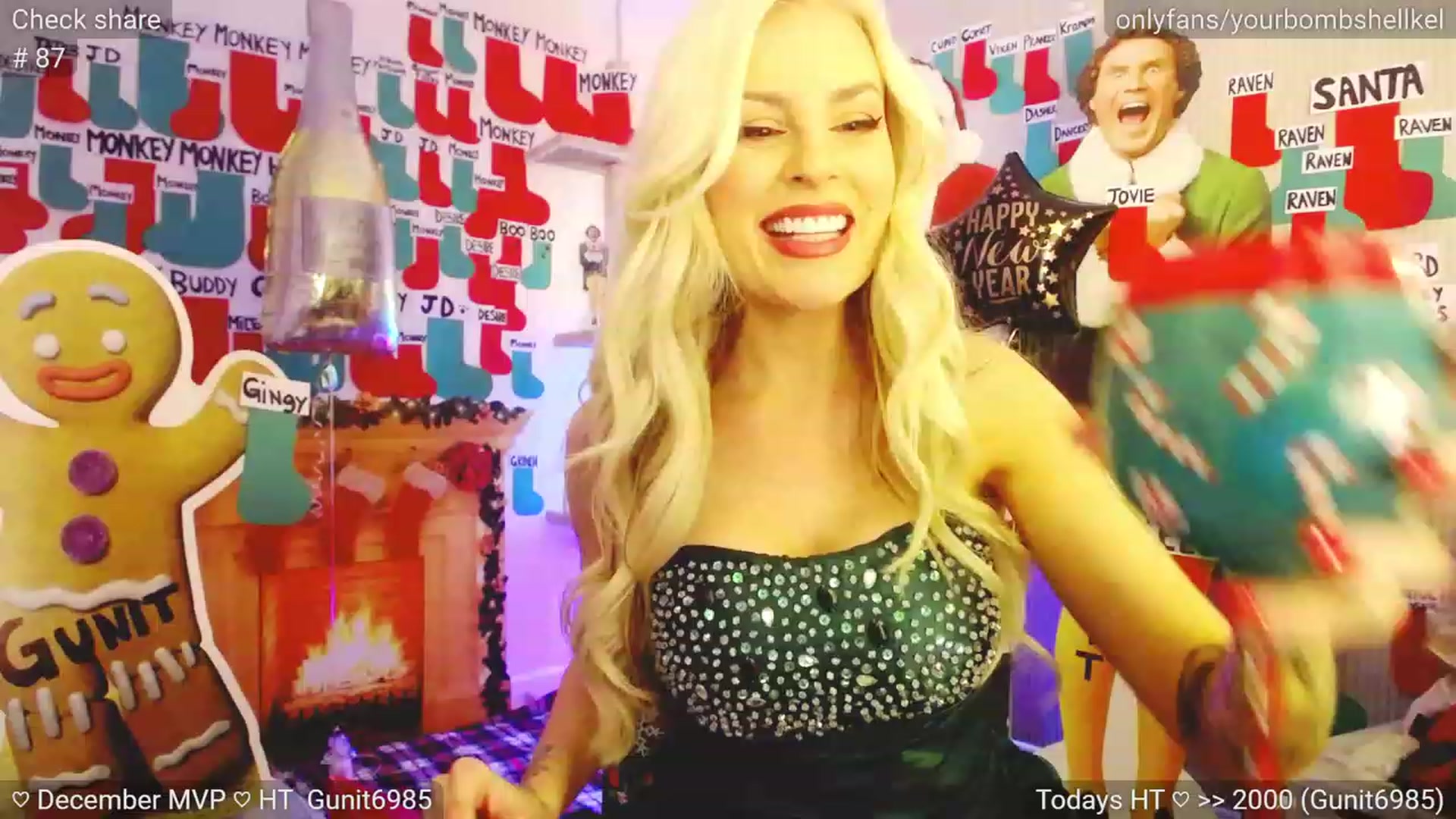 Gallery image thumbnail from JingleKells's myfreecams stream on, 01/01/2024, 03:59 image 2 of 20