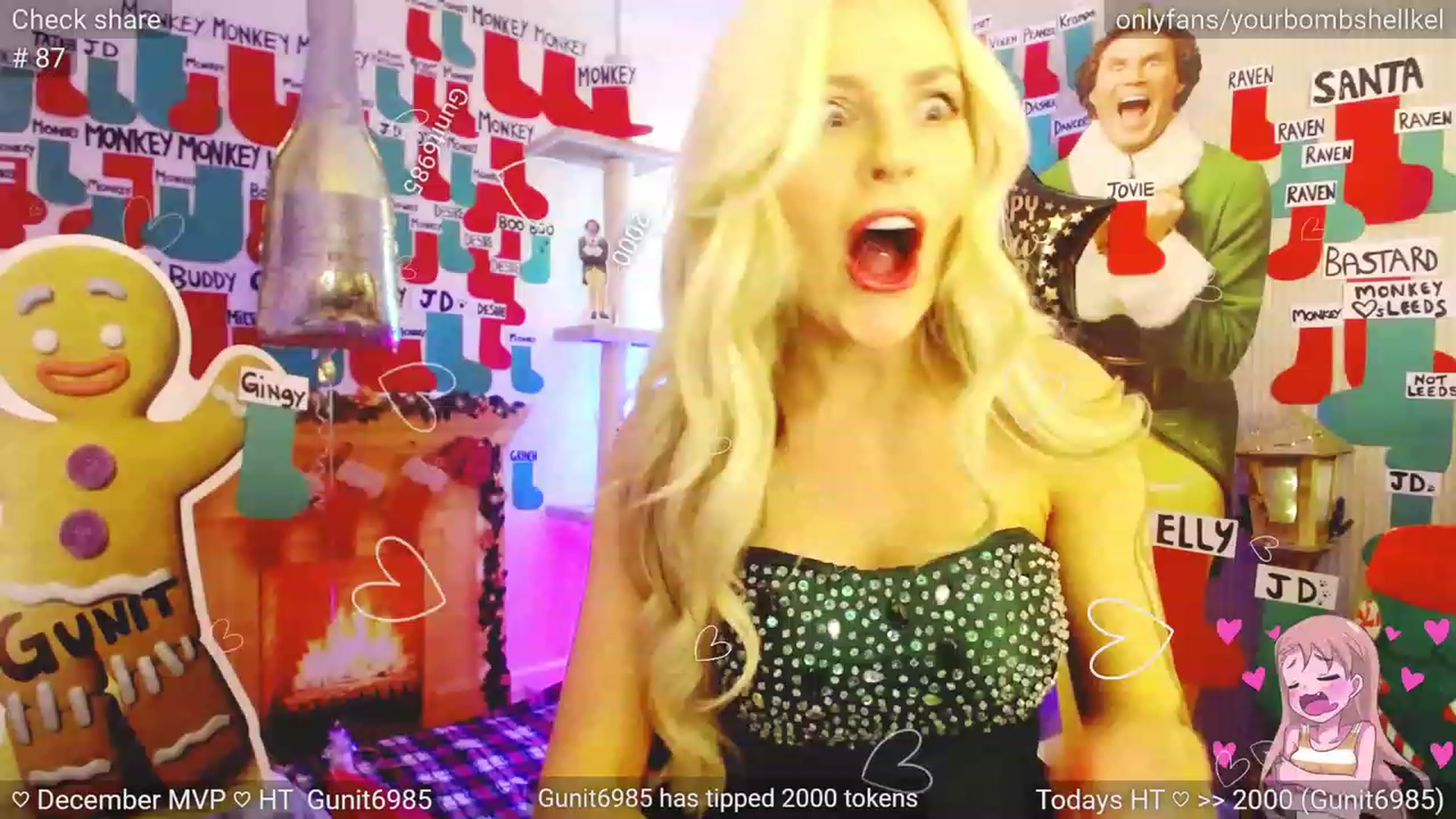 Gallery image thumbnail from JingleKells's myfreecams stream on, 01/01/2024, 03:59 image 1 of 20