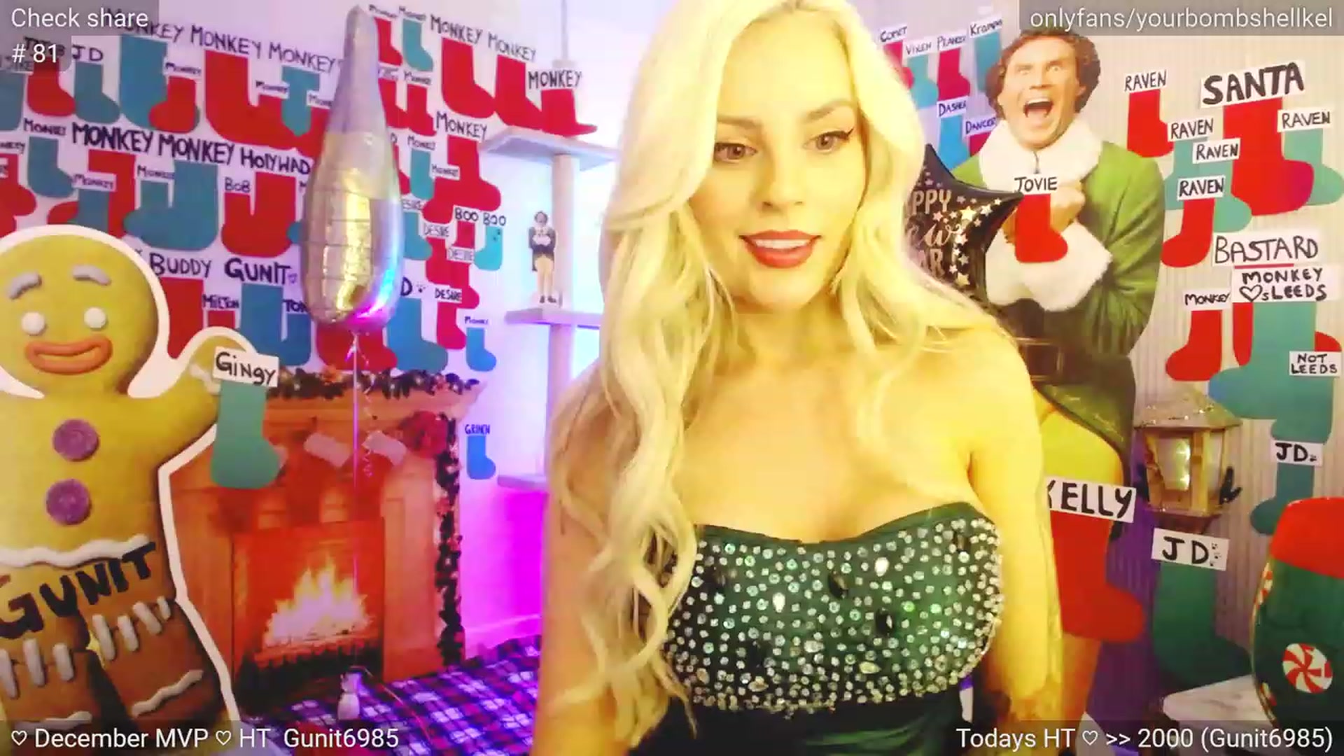 Gallery image thumbnail from JingleKells's myfreecams stream on, 01/01/2024, 03:59 image 9 of 20