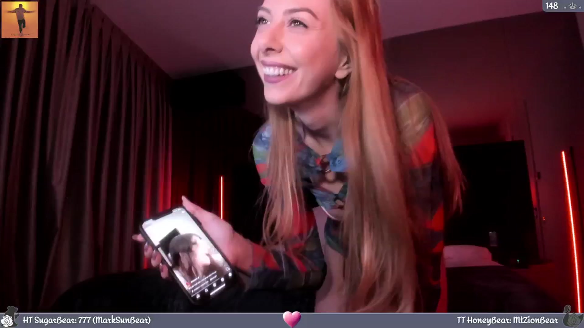 Gallery image thumbnail from JoBearr's myfreecams stream on, 02/19/2024, 03:21 image 6 of 20