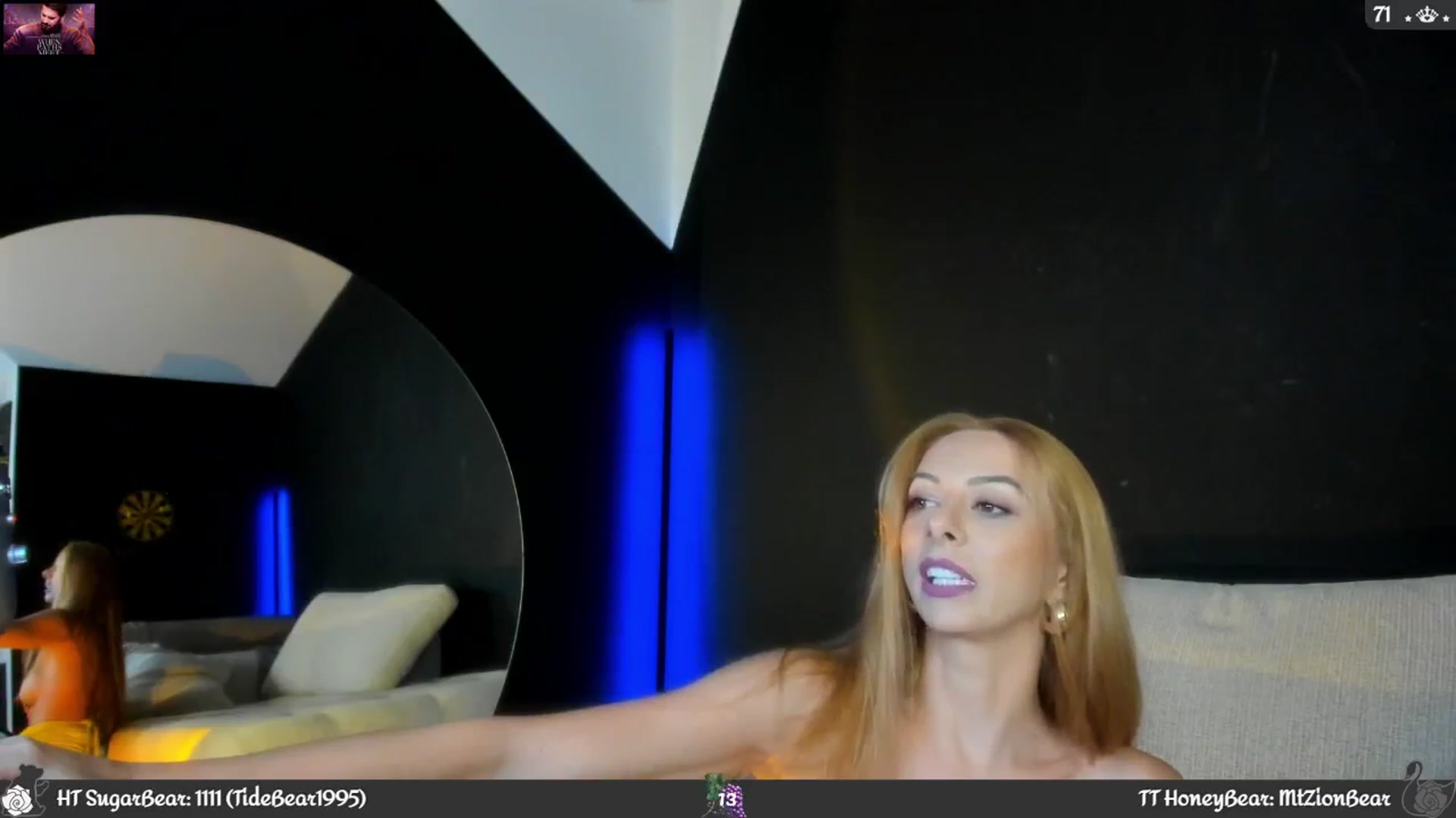 Gallery image thumbnail from JoBearr's myfreecams stream on, 09/06/2024, 01:20 image 9 of 20