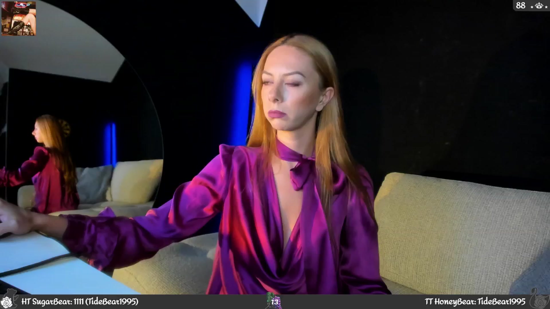 Gallery image thumbnail from JoBearr's myfreecams stream on, 09/21/2024, 01:13 image 5 of 20