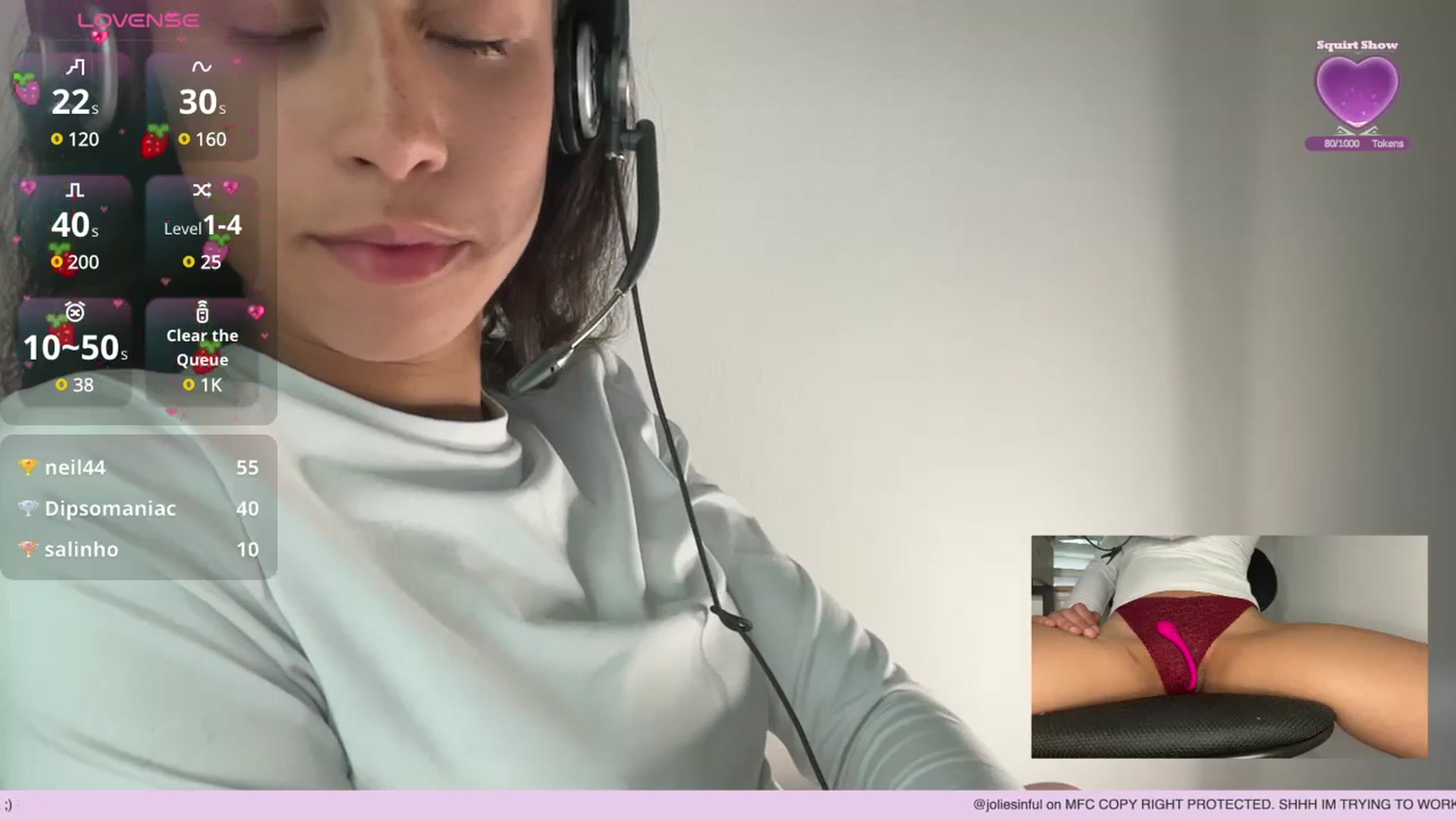 Gallery image thumbnail from JolieSinful's myfreecams stream on, 04/30/2025, 16:11 image 20 of 20