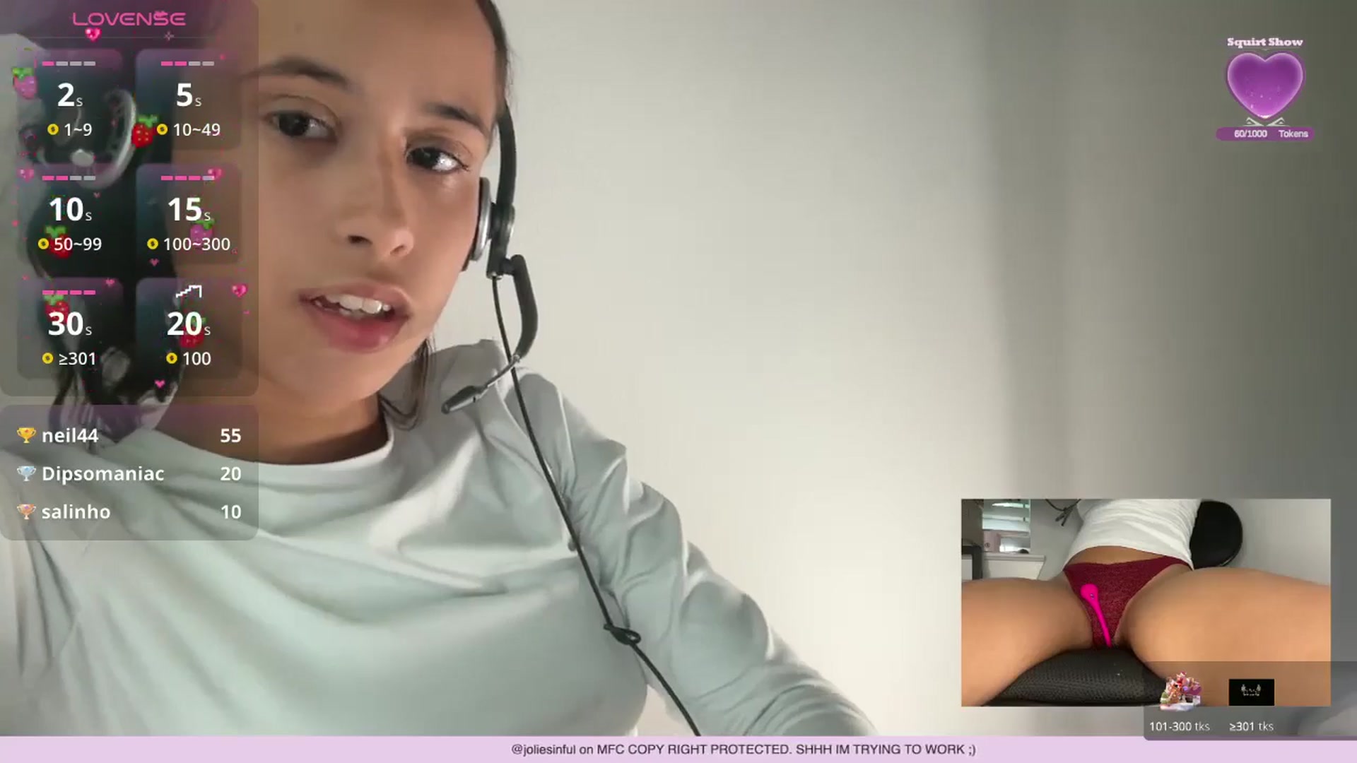 Gallery image thumbnail from JolieSinful's myfreecams stream on, 04/30/2025, 16:11 image 15 of 20