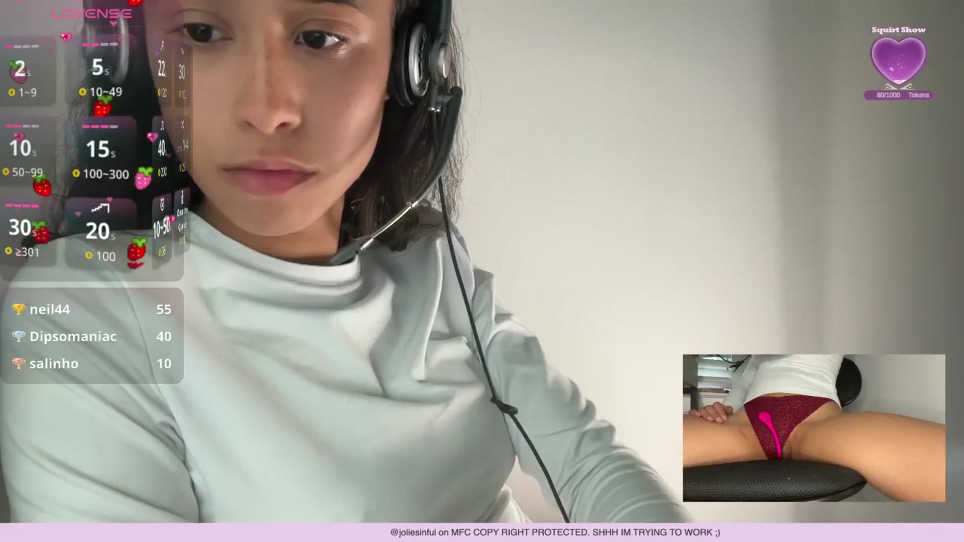 Gallery image thumbnail from JolieSinful's myfreecams stream on, 04/30/2025, 16:11 image 19 of 20