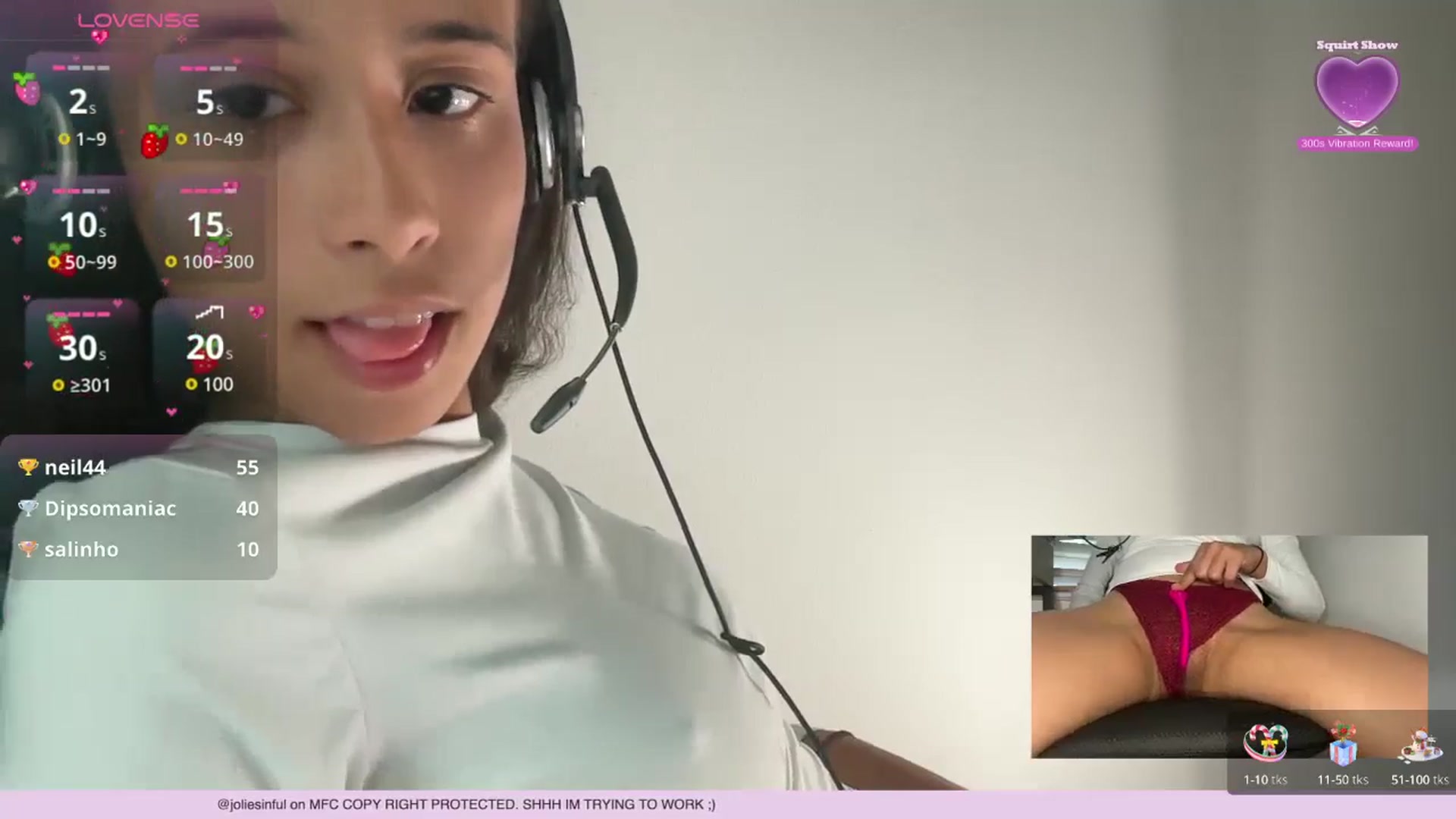 Gallery image thumbnail from JolieSinful's myfreecams stream on, 04/30/2025, 16:11 image 18 of 20