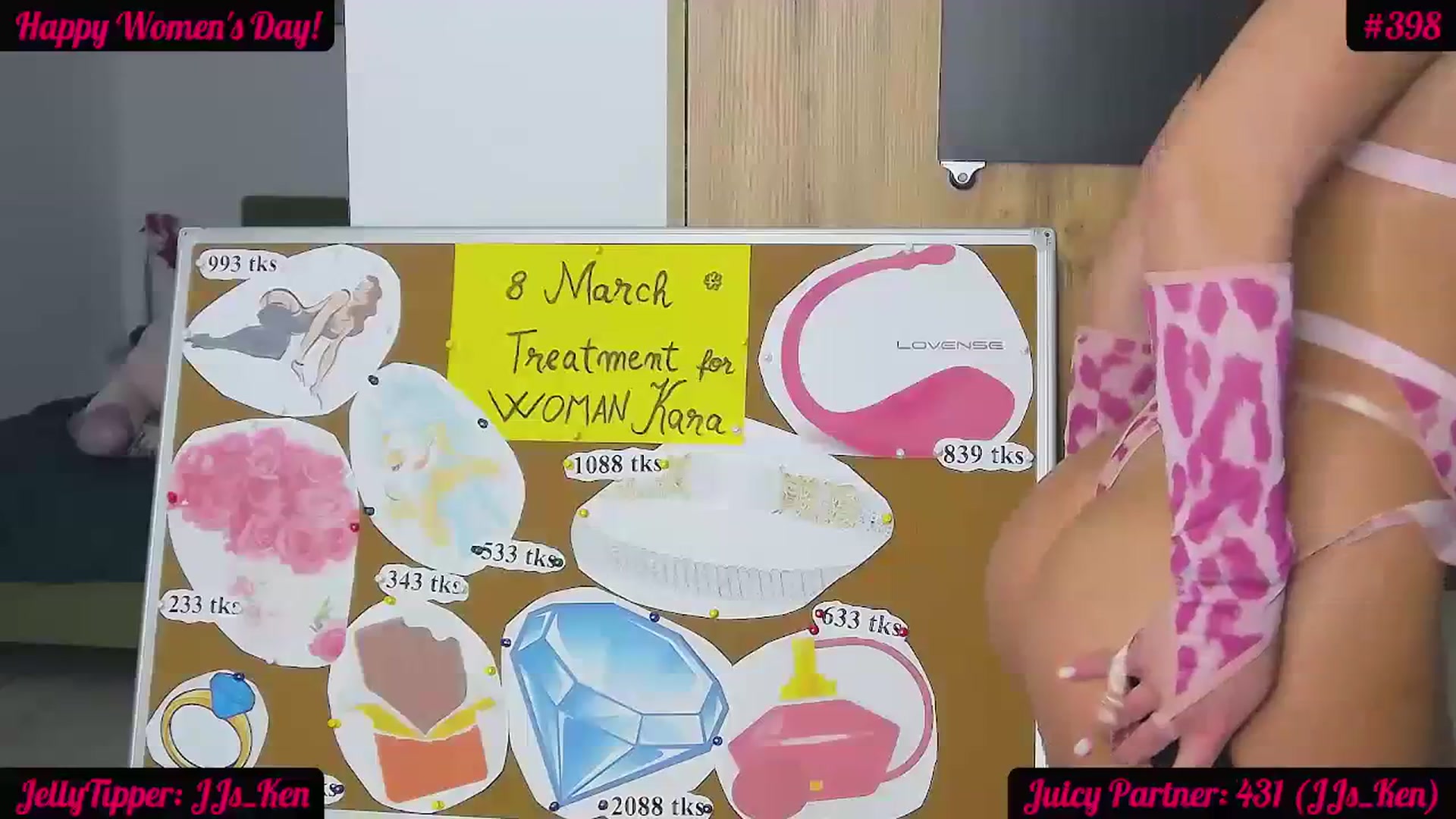 Gallery image thumbnail from JuicyJelly_'s myfreecams stream on, 03/08/2024, 18:34 image 5 of 20