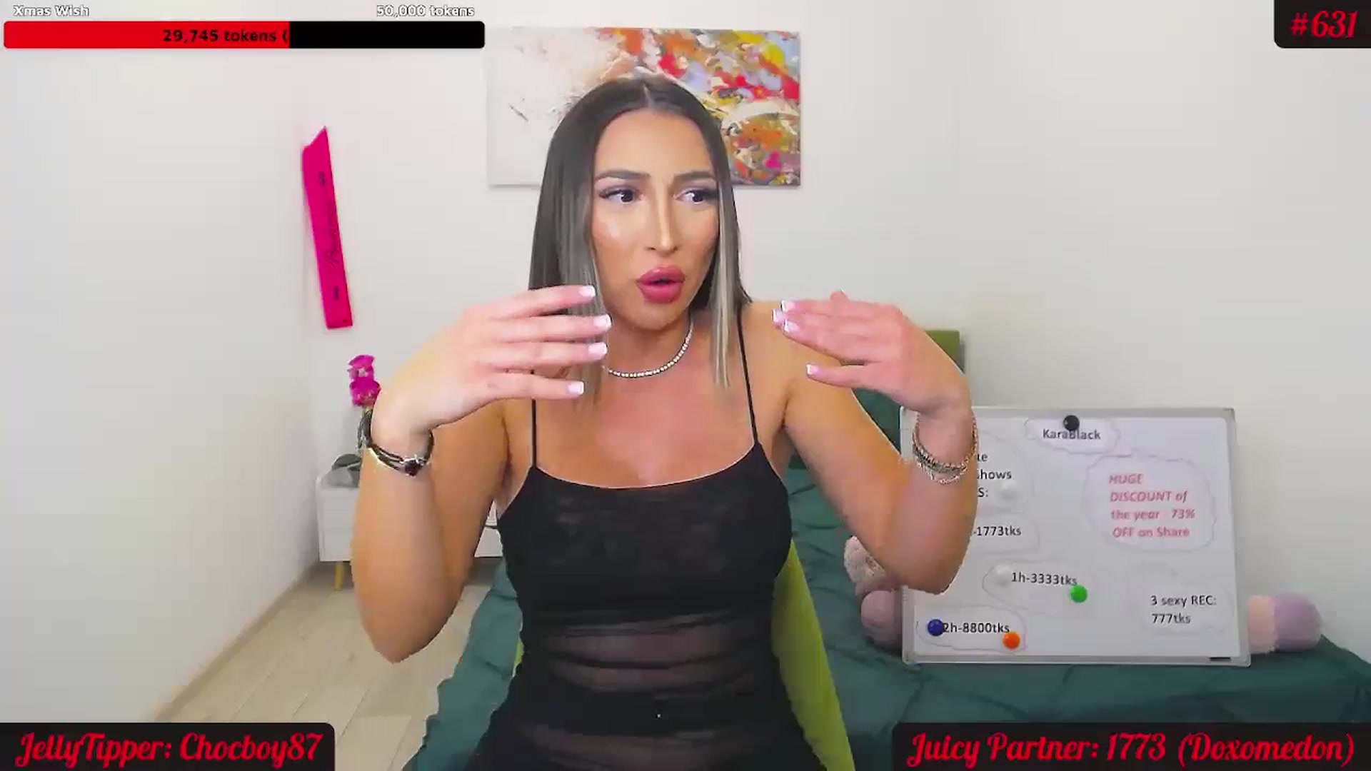 Gallery image thumbnail from JuicyJelly_'s myfreecams stream on, 11/29/2024, 18:43 image 16 of 20