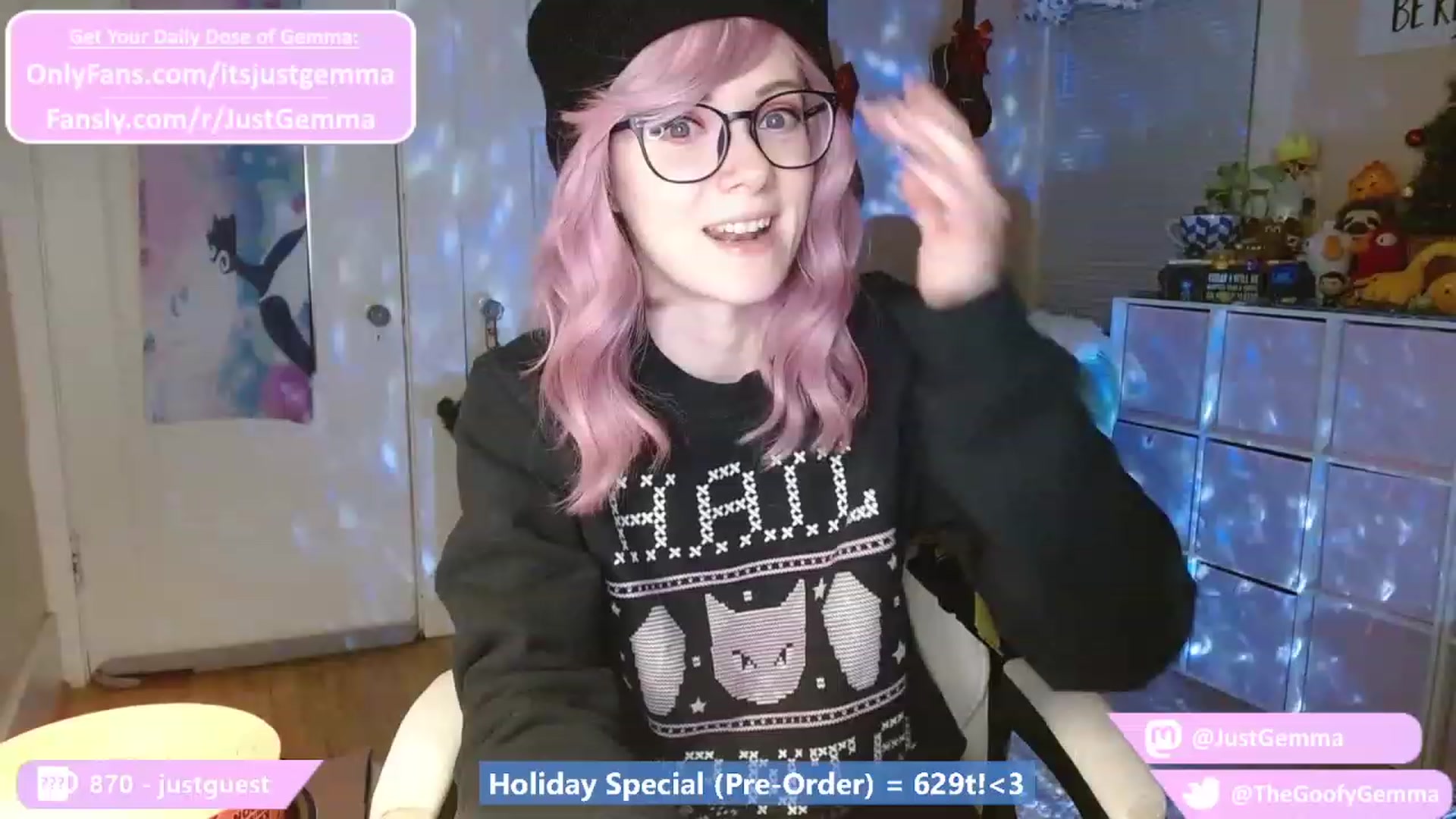 Gallery image thumbnail from JustGemma's myfreecams stream on, 12/17/2022, 03:03 image 5 of 20