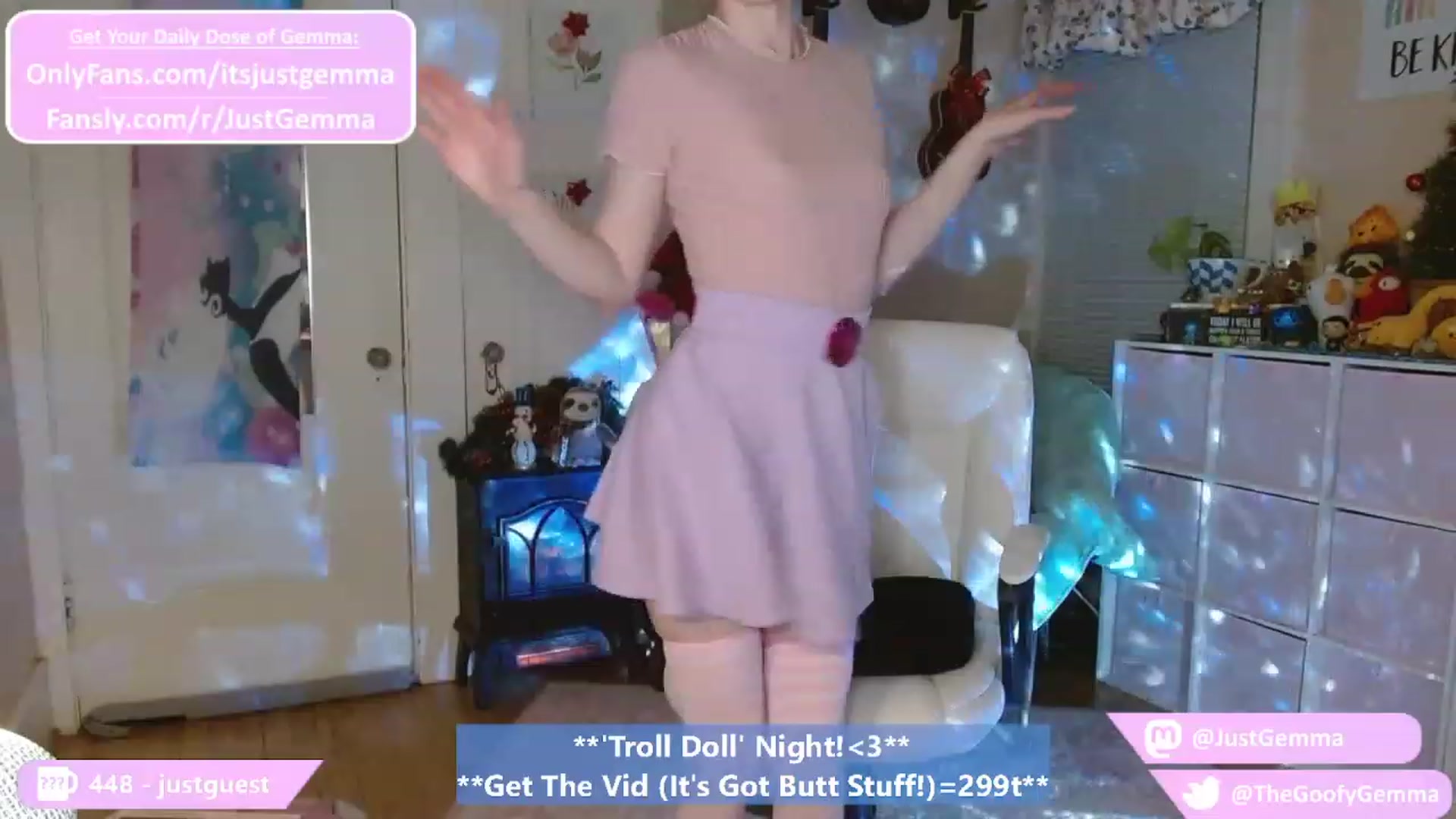 Gallery image thumbnail from JustGemma's myfreecams stream on, 12/31/2022, 03:03 image 8 of 20