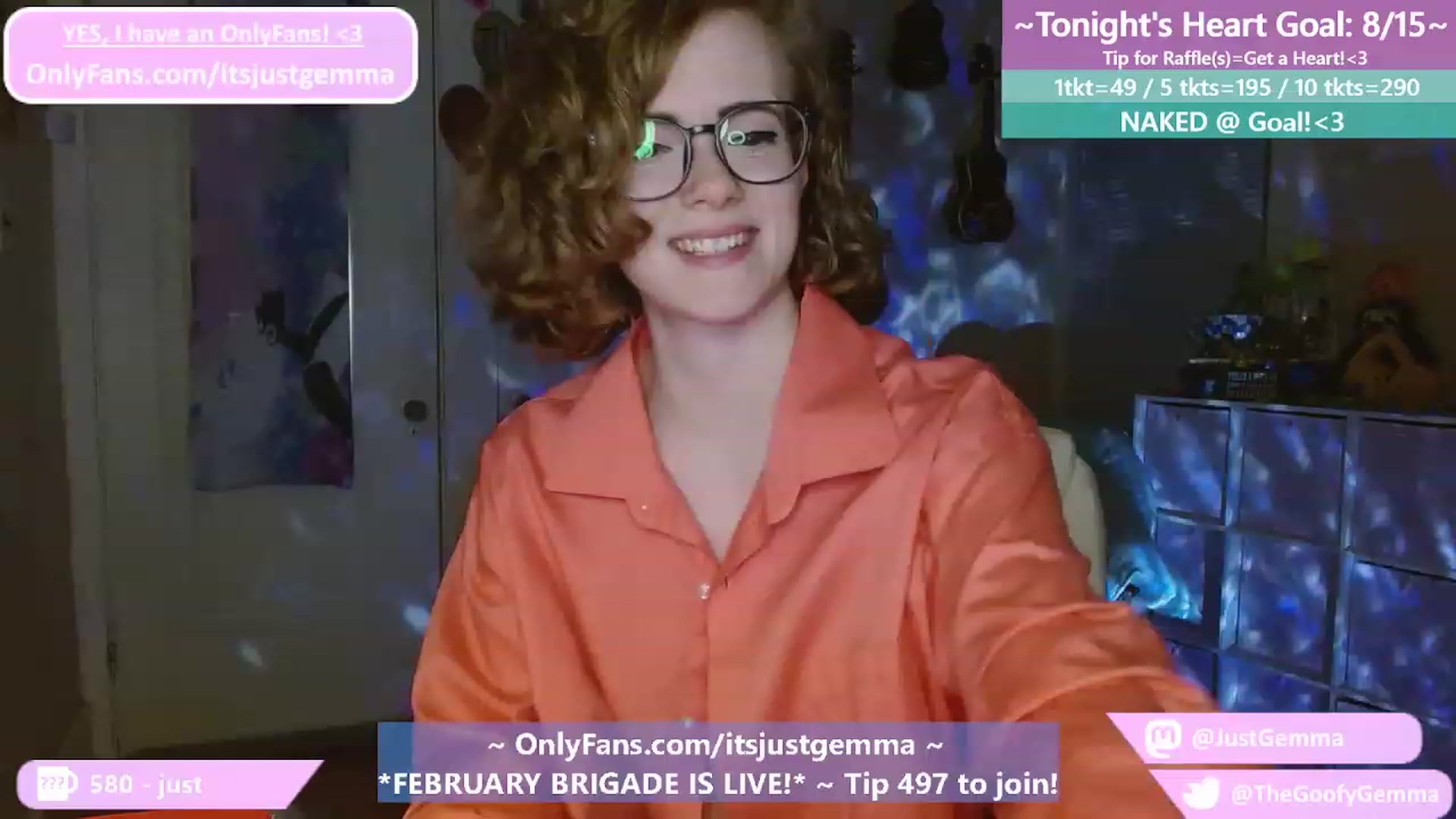 Gallery image thumbnail from JustGemma's myfreecams stream on, 02/07/2023, 02:59 image 9 of 20