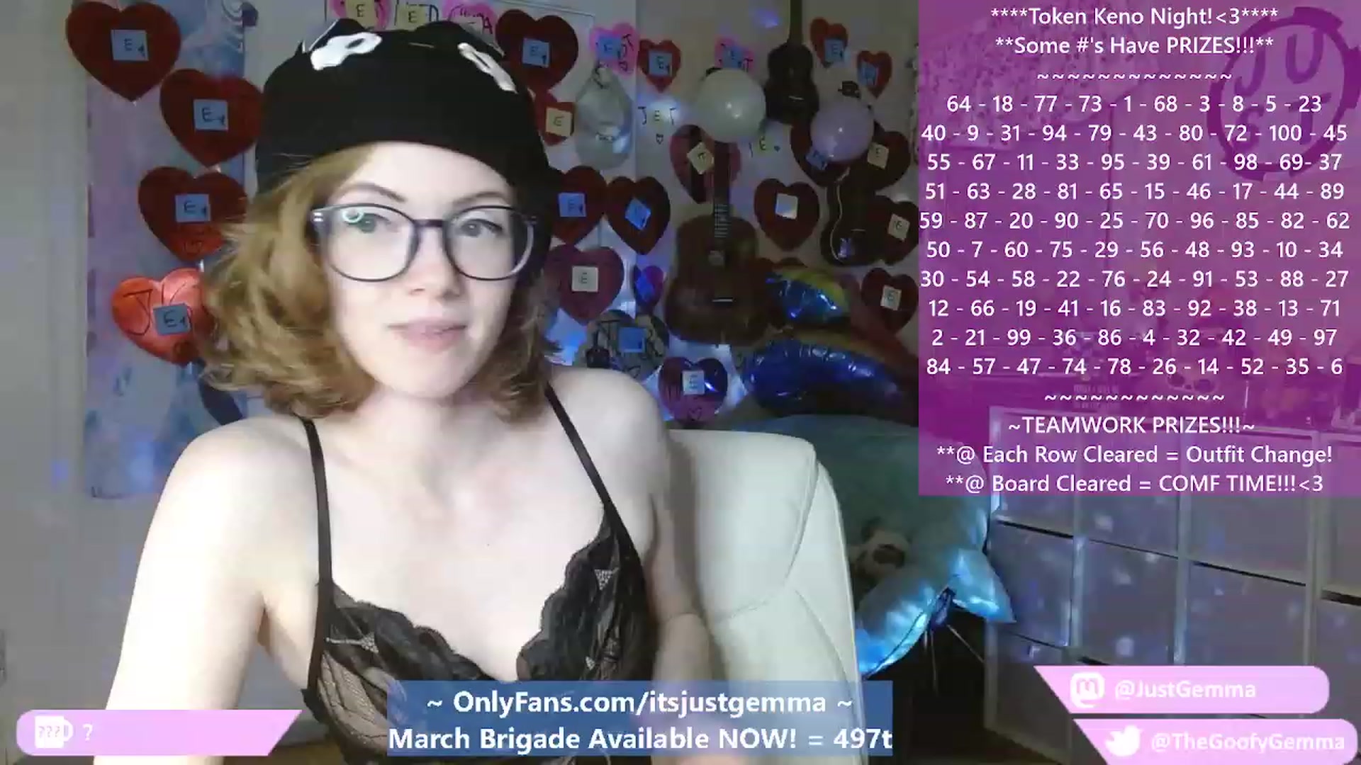 Gallery image thumbnail from JustGemma's myfreecams stream on, 03/04/2023, 03:02 image 1 of 20