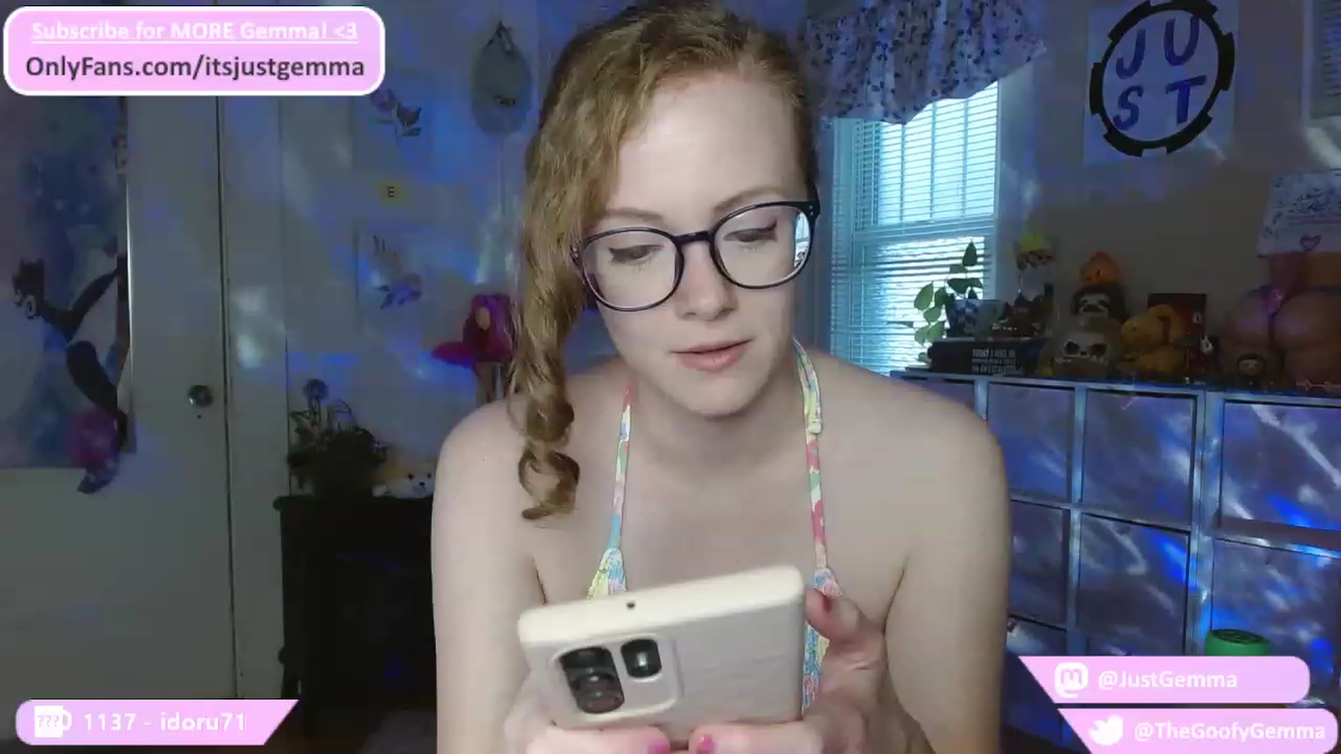 Gallery image thumbnail from JustGemma's myfreecams stream on, 07/29/2023, 02:04 image 2 of 20