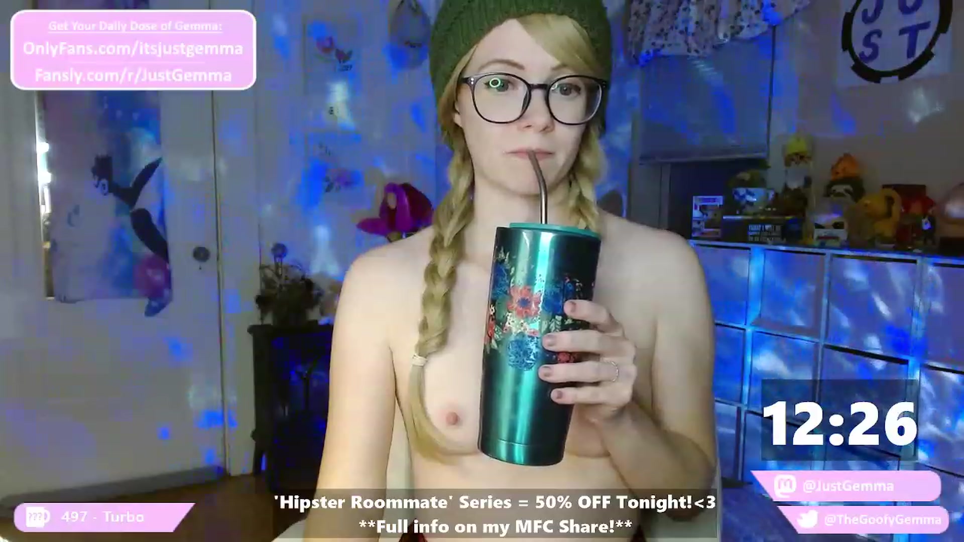 Gallery image thumbnail from JustGemma's myfreecams stream on, 10/03/2023, 01:33 image 18 of 20