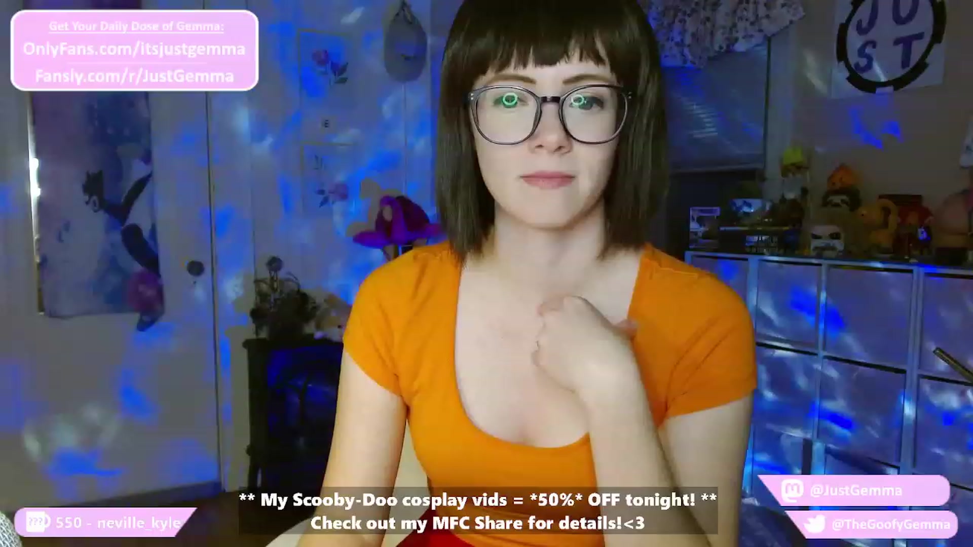 Gallery image thumbnail from JustGemma's myfreecams stream on, 10/07/2023, 24:46 image 20 of 20
