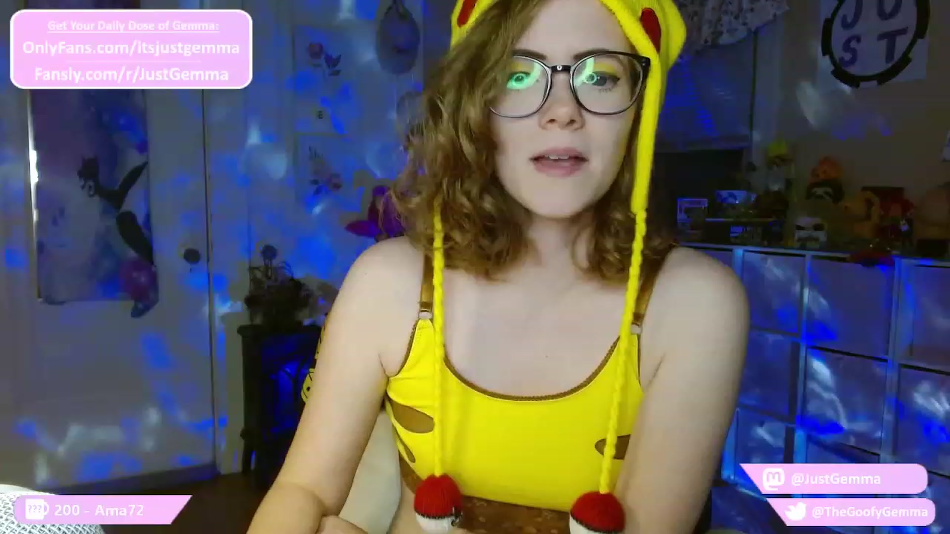 Gallery image thumbnail from JustGemma's myfreecams stream on, 10/10/2023, 01:33 image 1 of 20