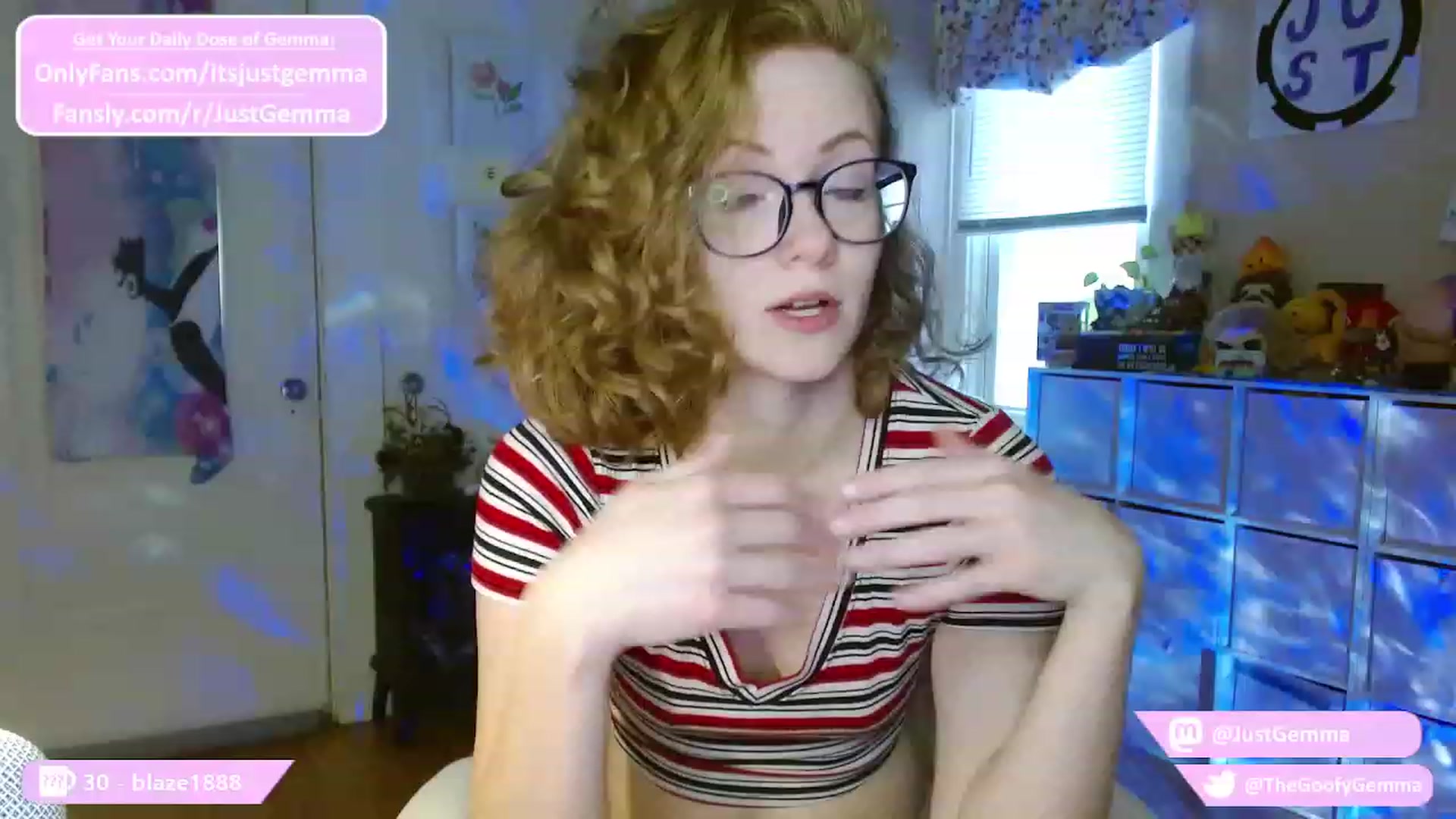 Gallery image thumbnail from JustGemma's myfreecams stream on, 10/10/2023, 16:46 image 20 of 20