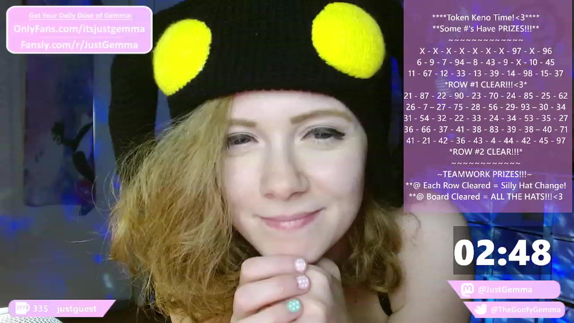 Gallery image thumbnail from JustGemma's myfreecams stream on, 10/24/2023, 01:33 image 8 of 20