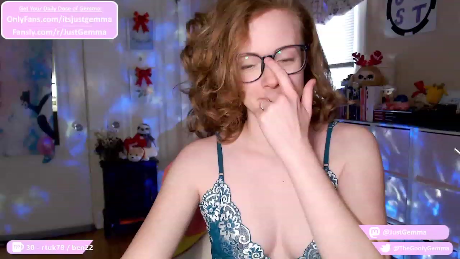 Gallery image thumbnail from JustGemma's myfreecams stream on, 12/26/2023, 16:52 image 16 of 20