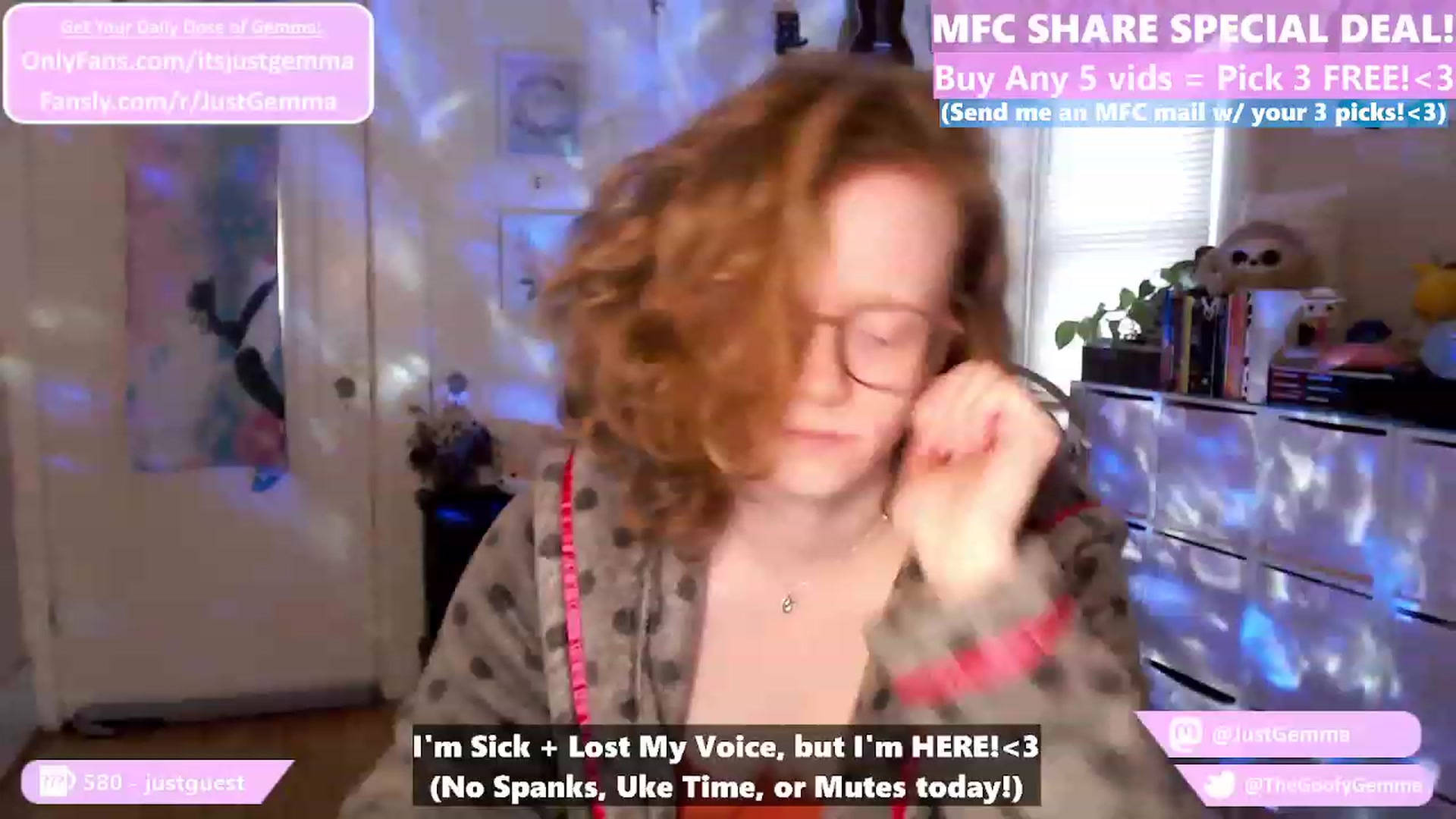 Gallery image thumbnail from JustGemma's myfreecams stream on, 01/30/2024, 17:03 image 16 of 20