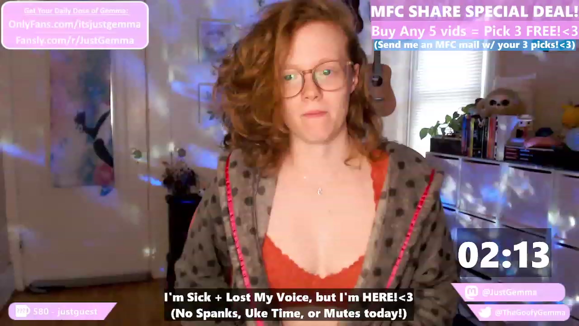 Gallery image thumbnail from JustGemma's myfreecams stream on, 01/30/2024, 17:03 image 20 of 20