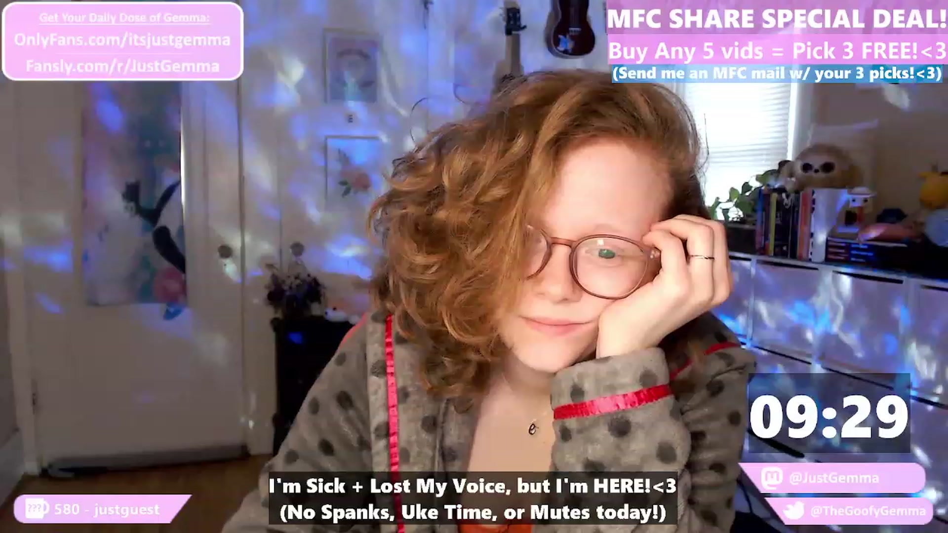 Gallery image thumbnail from JustGemma's myfreecams stream on, 01/30/2024, 17:03 image 17 of 20