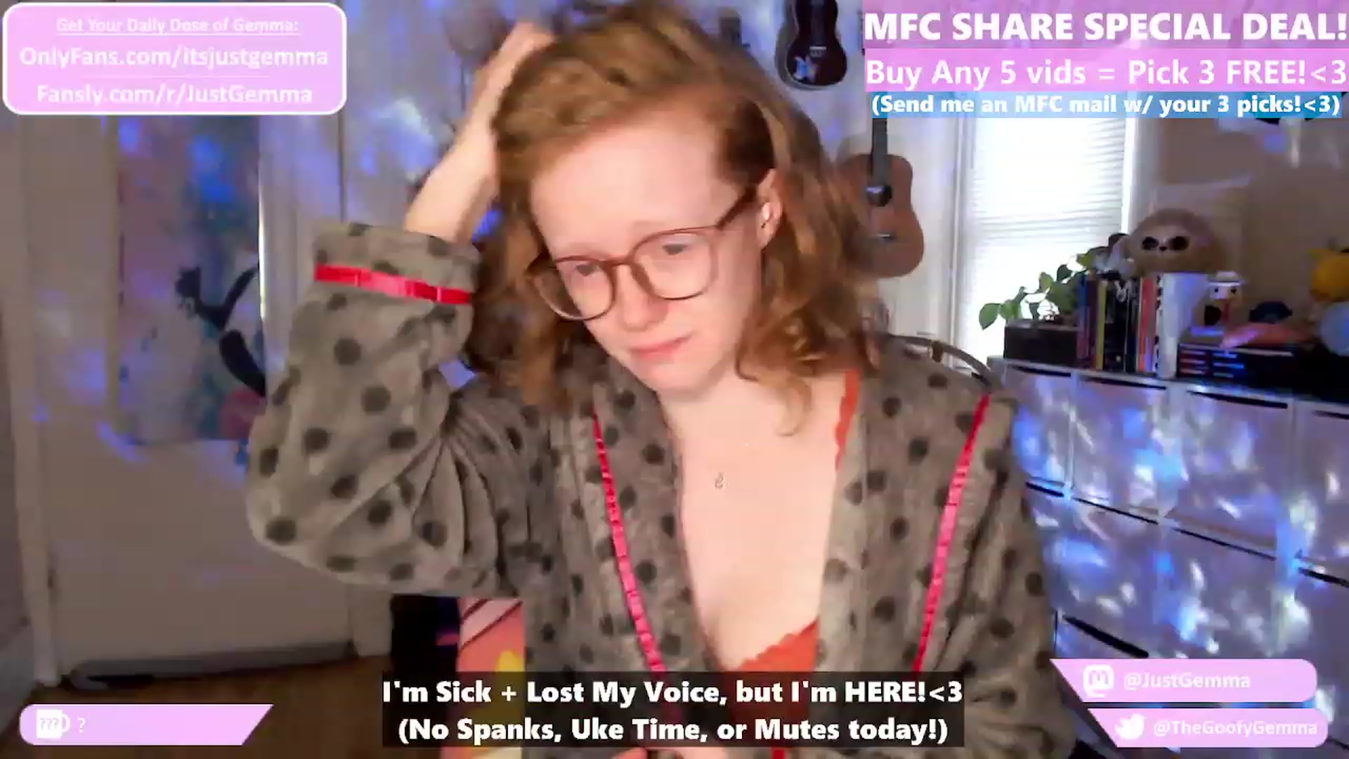Gallery image thumbnail from JustGemma's myfreecams stream on, 01/30/2024, 17:03 image 1 of 20