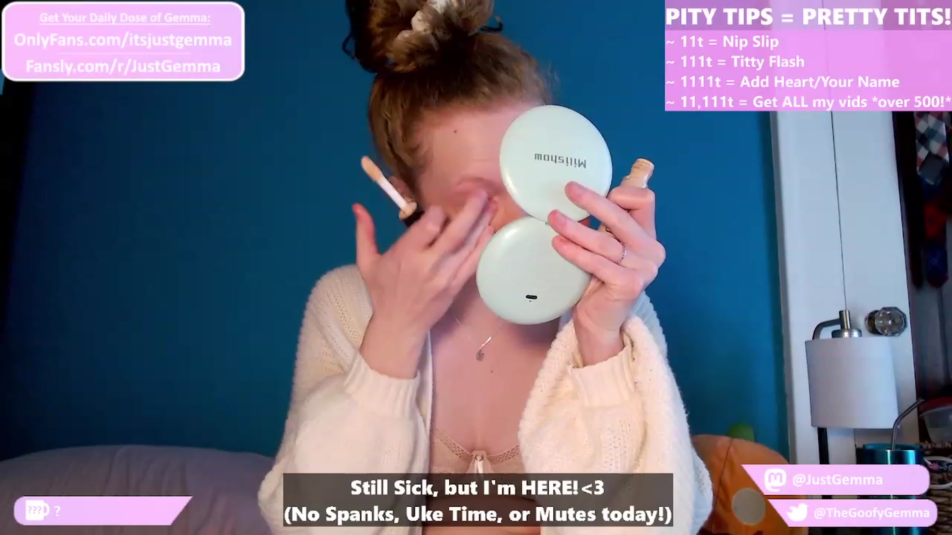 Gallery image thumbnail from JustGemma's myfreecams stream on, 01/31/2024, 16:46 image 1 of 20