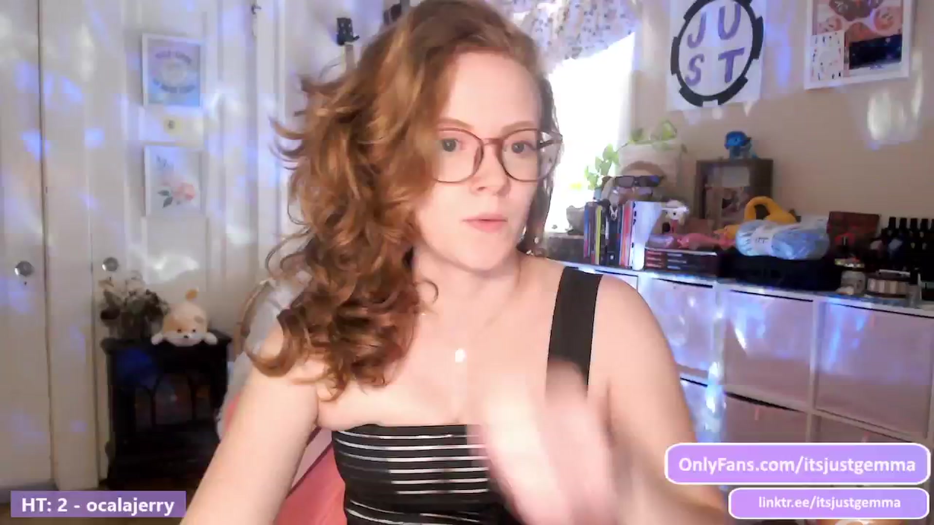 Gallery image thumbnail from JustGemma's myfreecams stream on, 05/08/2024, 19:04 image 1 of 20