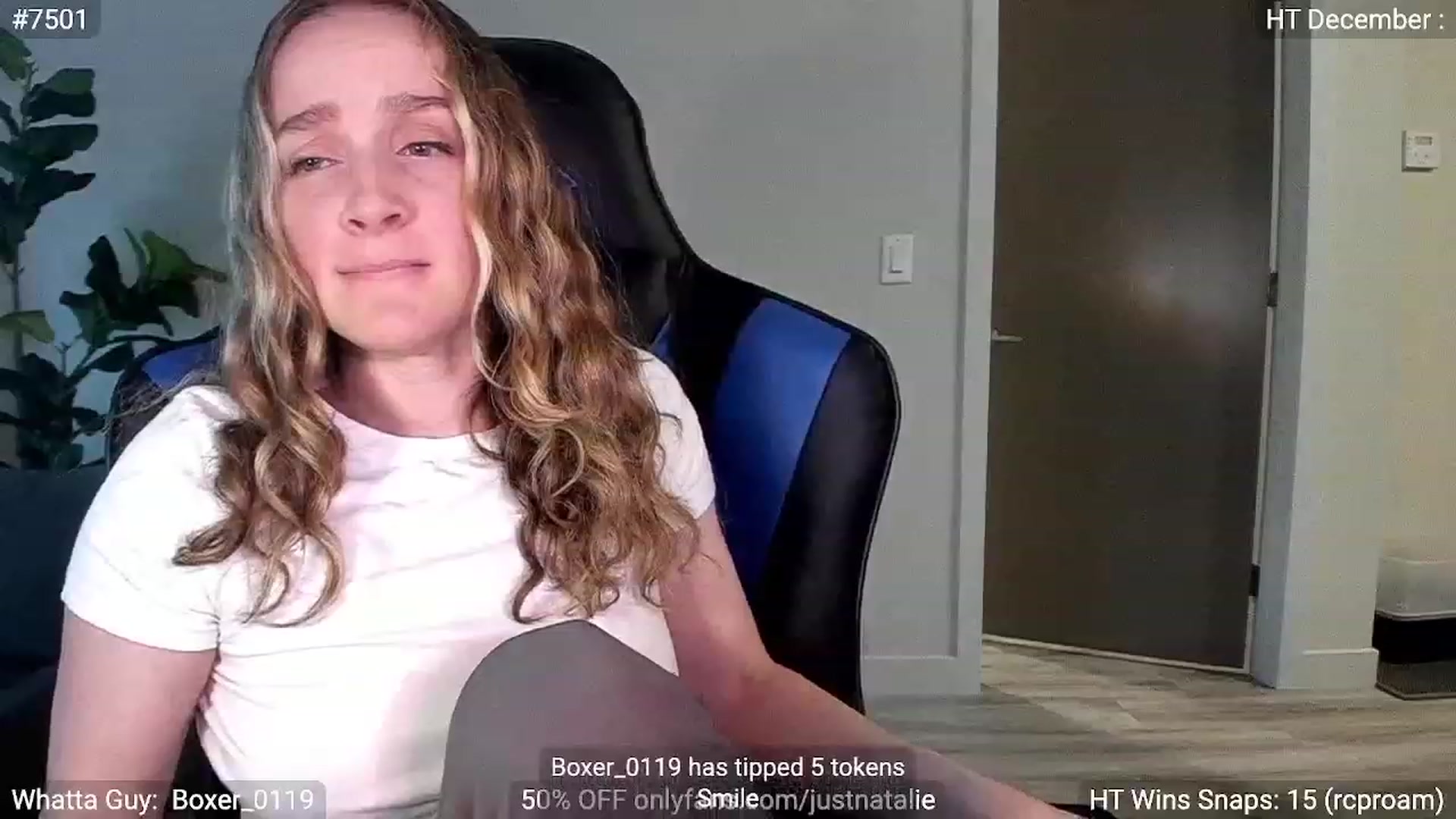 Gallery image thumbnail from JustNatalie's myfreecams stream on, 12/03/2022, 23:10 image 5 of 20