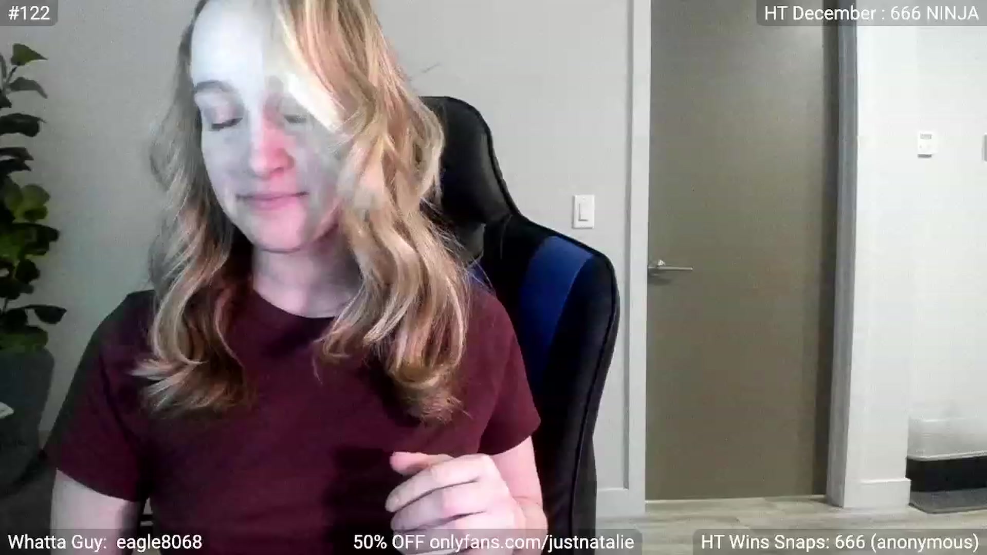 Gallery image thumbnail from JustNatalie's myfreecams stream on, 01/04/2023, 03:16 image 12 of 20