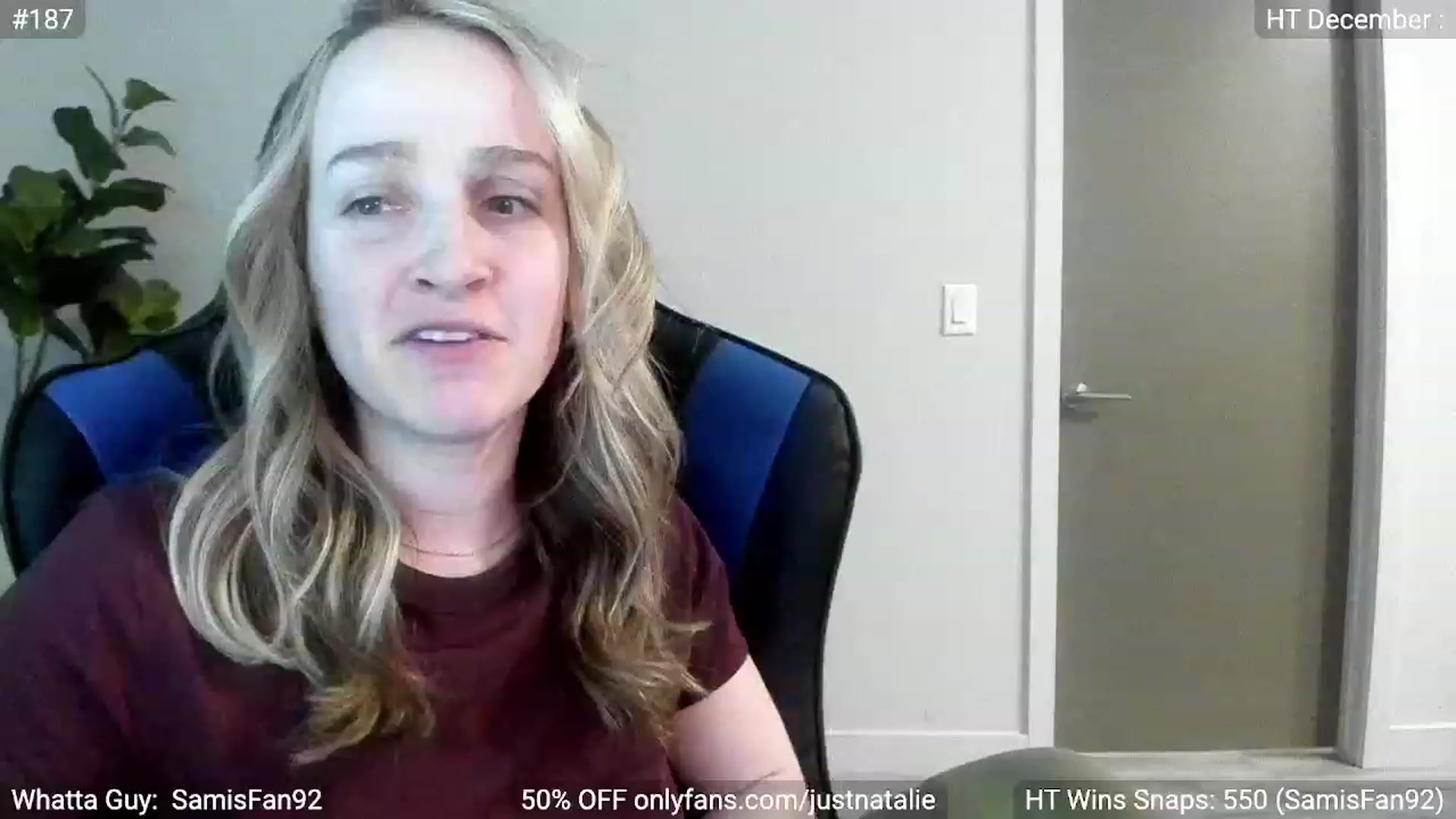 Gallery image thumbnail from JustNatalie's myfreecams stream on, 01/04/2023, 03:16 image 7 of 20