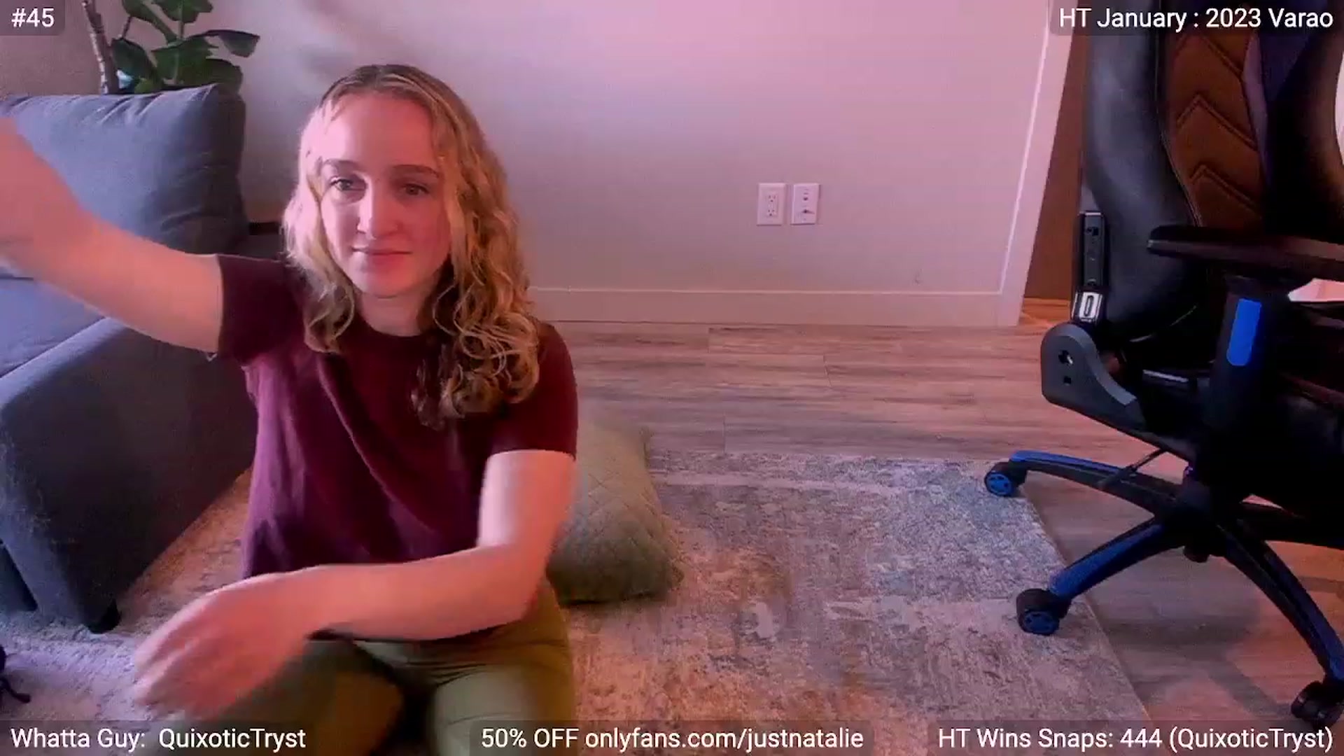 Gallery image thumbnail from JustNatalie's myfreecams stream on, 01/06/2023, 17:56 image 16 of 20