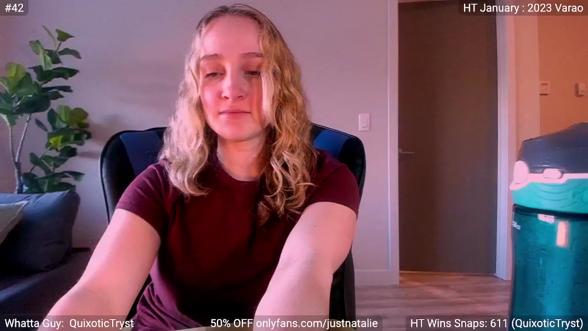 Gallery image thumbnail from JustNatalie's myfreecams stream on, 01/06/2023, 18:56 image 10 of 20