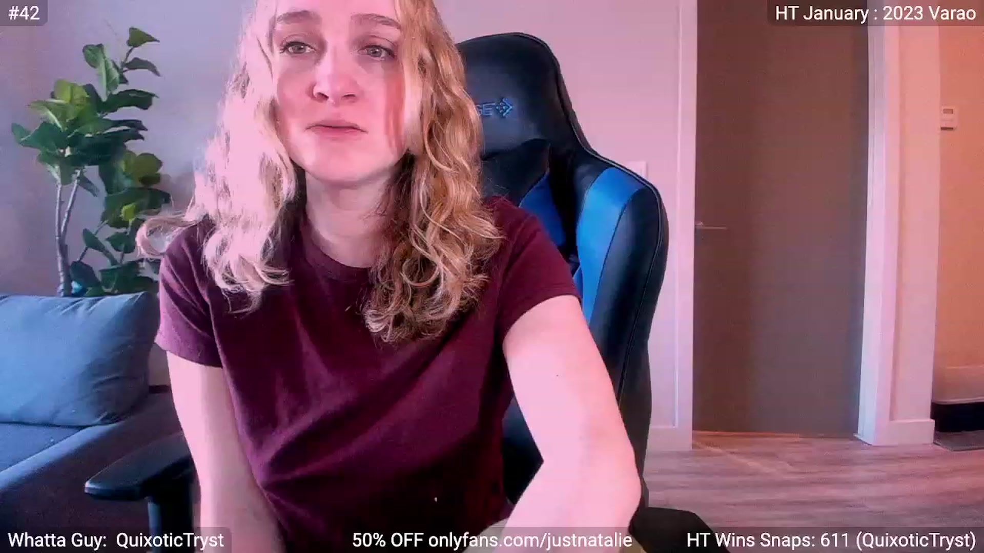 Gallery image thumbnail from JustNatalie's myfreecams stream on, 01/06/2023, 18:56 image 1 of 20