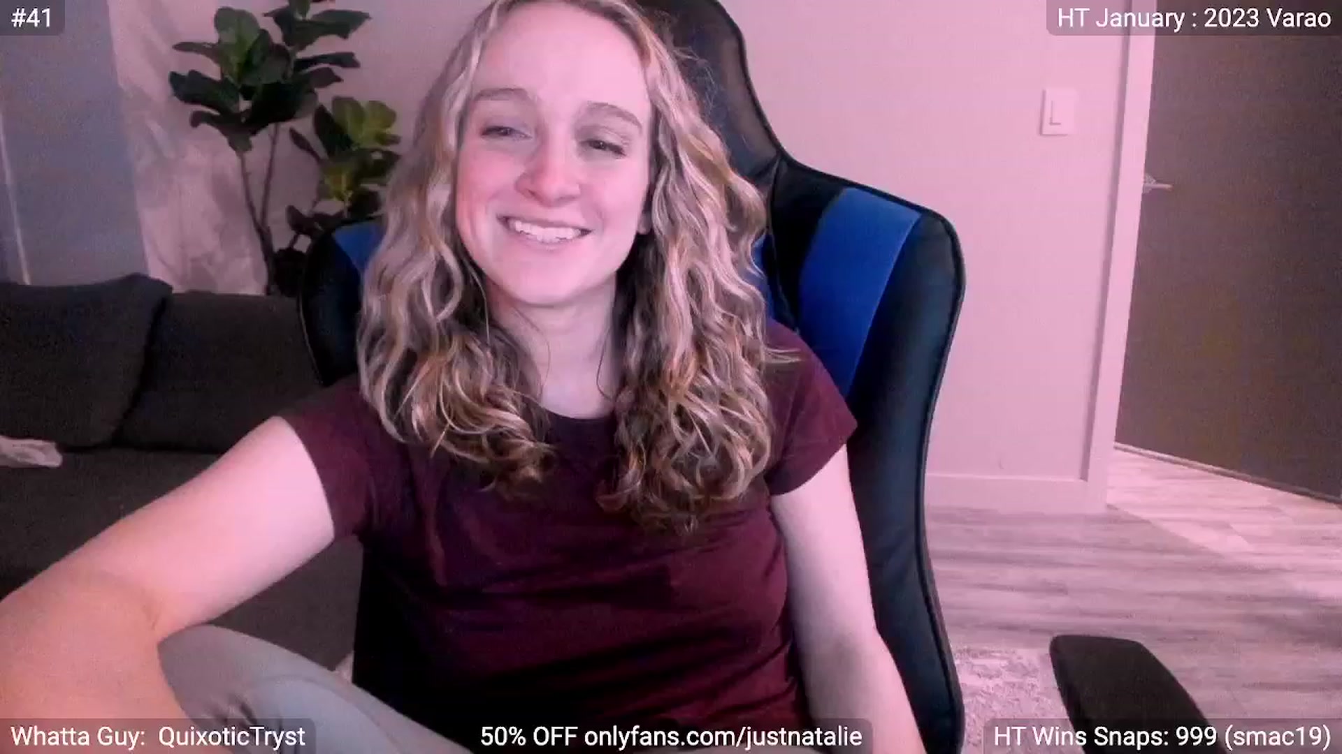 Gallery image thumbnail from JustNatalie's myfreecams stream on, 01/07/2023, 24:09 image 8 of 20