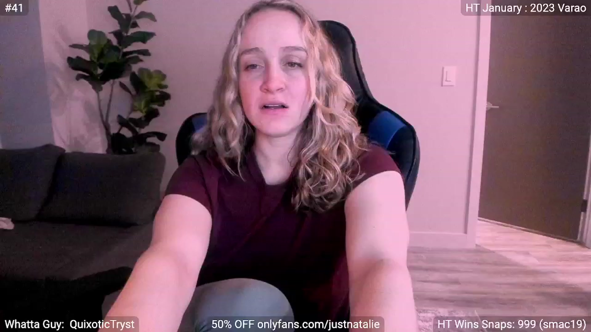 Gallery image thumbnail from JustNatalie's myfreecams stream on, 01/07/2023, 24:09 image 4 of 20